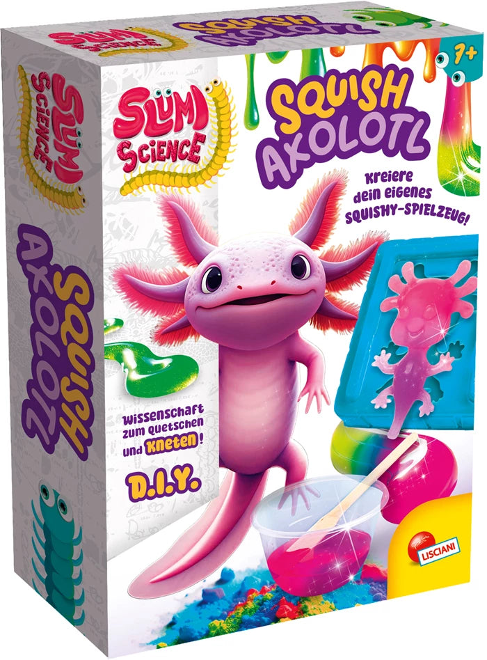 Slumi Science Squish Axolotl, d DIY Squishy, Pulver