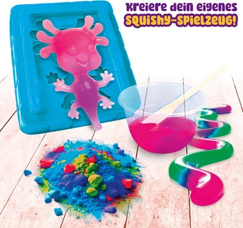 Slumi Science Squish Axolotl, d DIY Squishy, Pulver