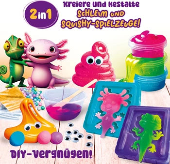 Slumi Science Squish Slime, d 2 in 1, DIY Squishy und Slime