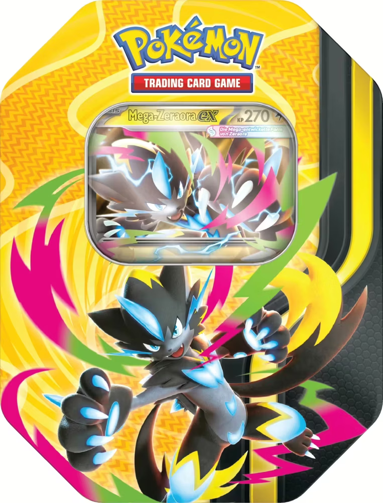 Pokémon P-DE 'Mega-Kräfte' ex Tin Mega-Zeraora