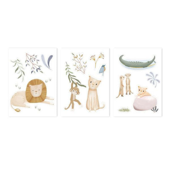 Little Dutch Wandsticker-Set – Safari Leo – A3