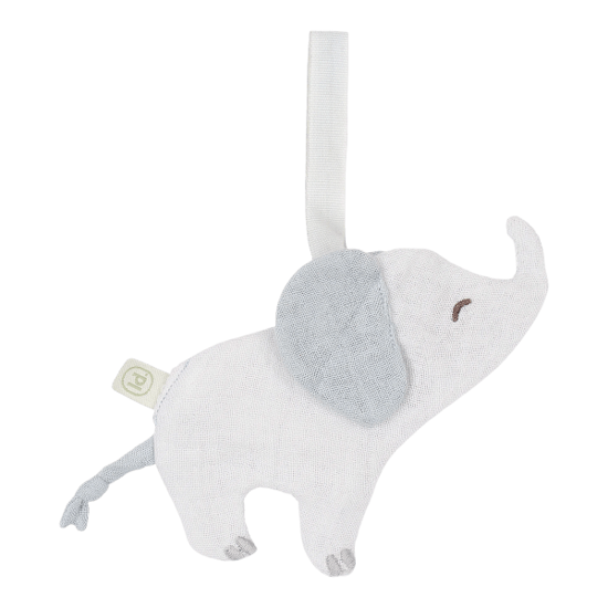 Little Dutch Schnullertuch Elefant - Grau