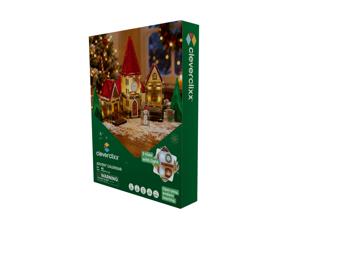Cleverclixx Christmas Village Advent Calendar | 46 Teile