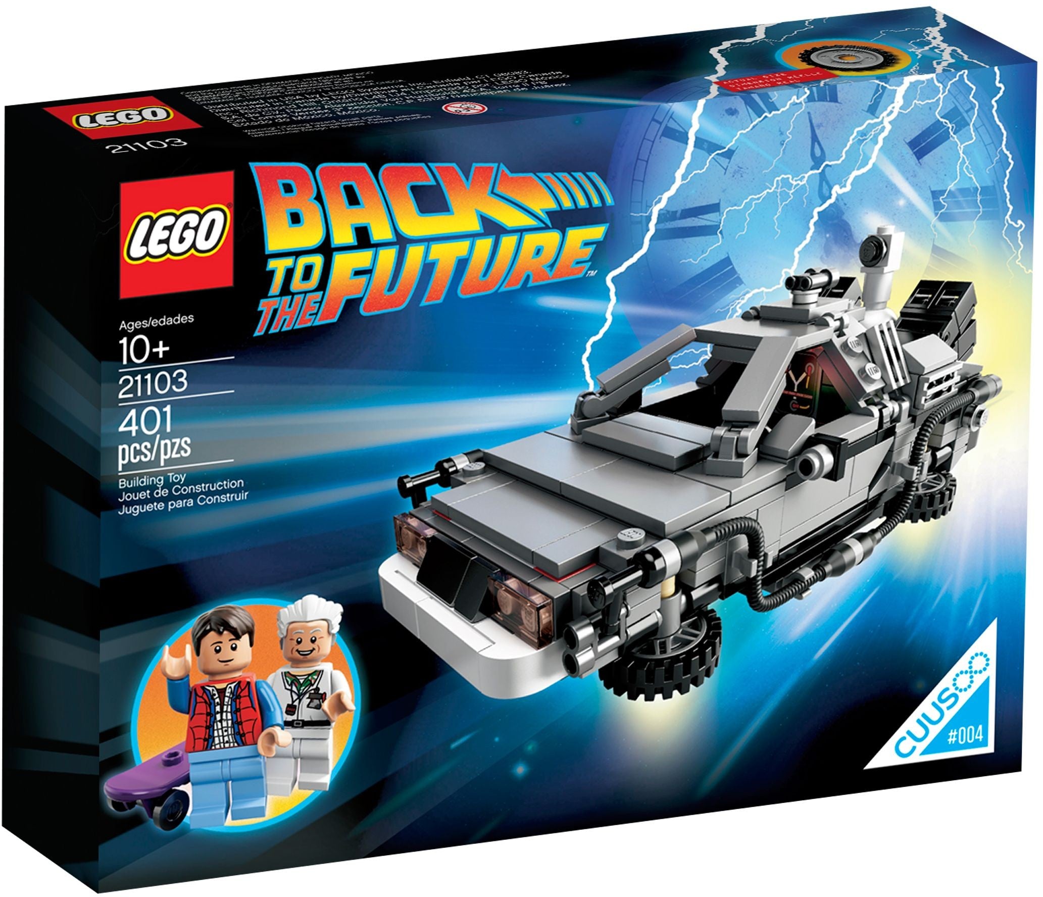 LEGO Ideas DeLorean Zeitmaschine 21103