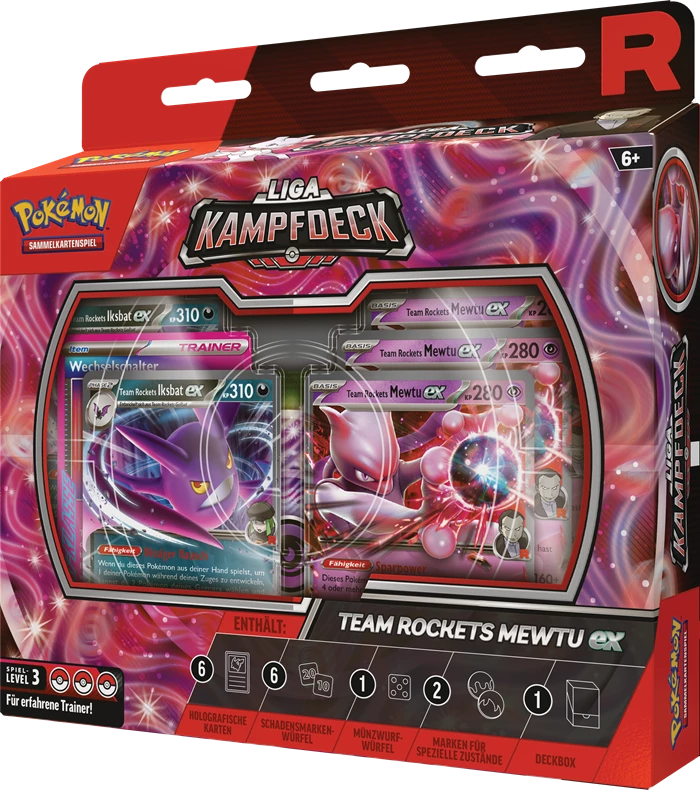P-DE Team Rockets Mewtu ex League Battle Deck
