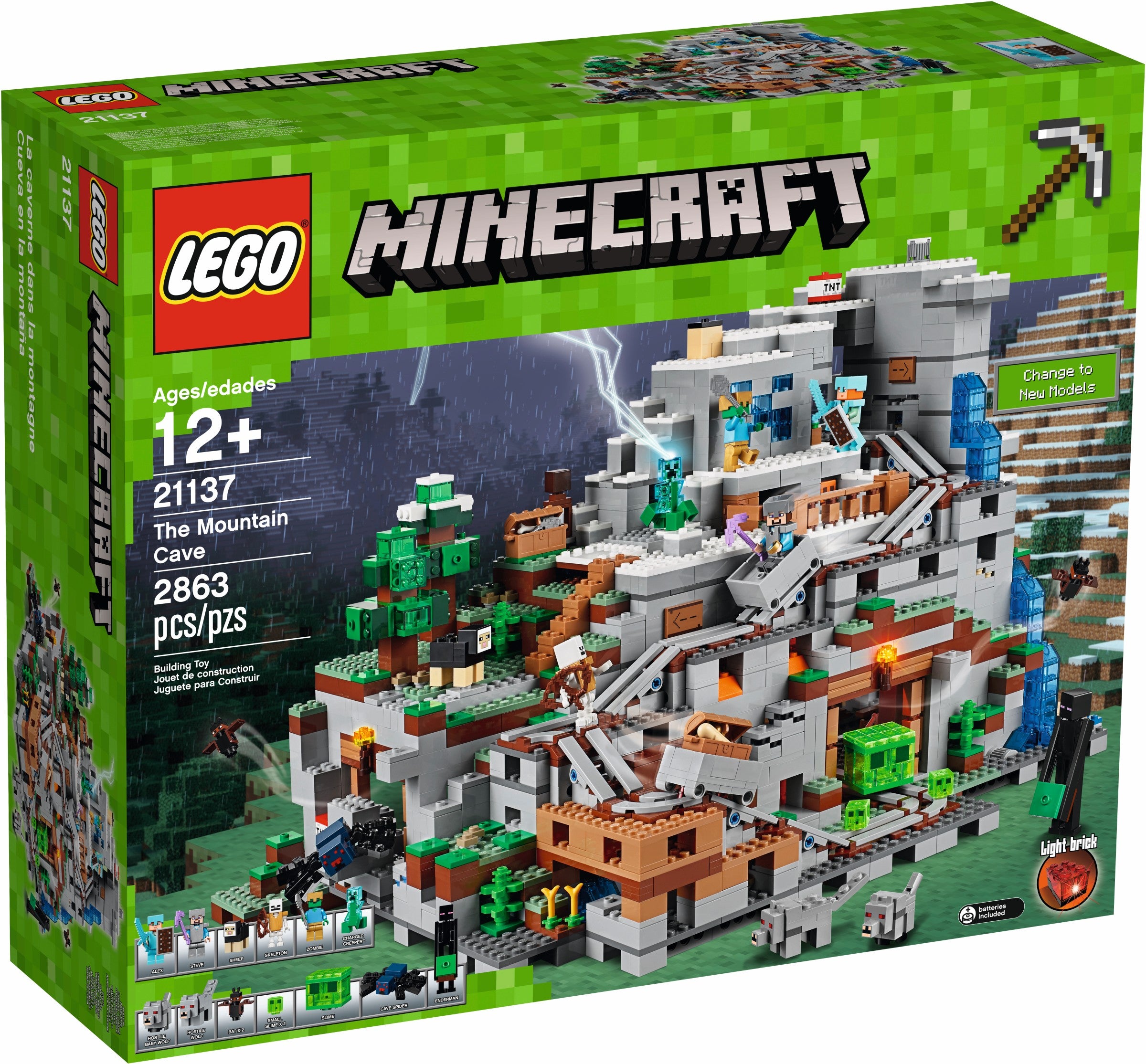 LEGO Minecraft die Berghöhle 21137