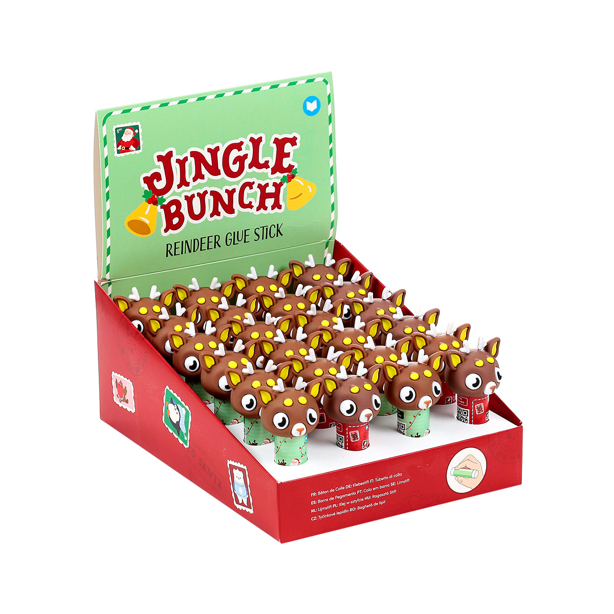 Sombo Weihnachtsklebestift ass. Jingle Bunch