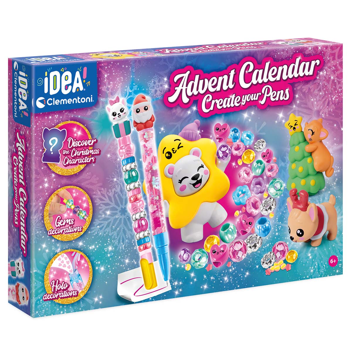 Clementoni  Adventskalender Create Pens multilingual