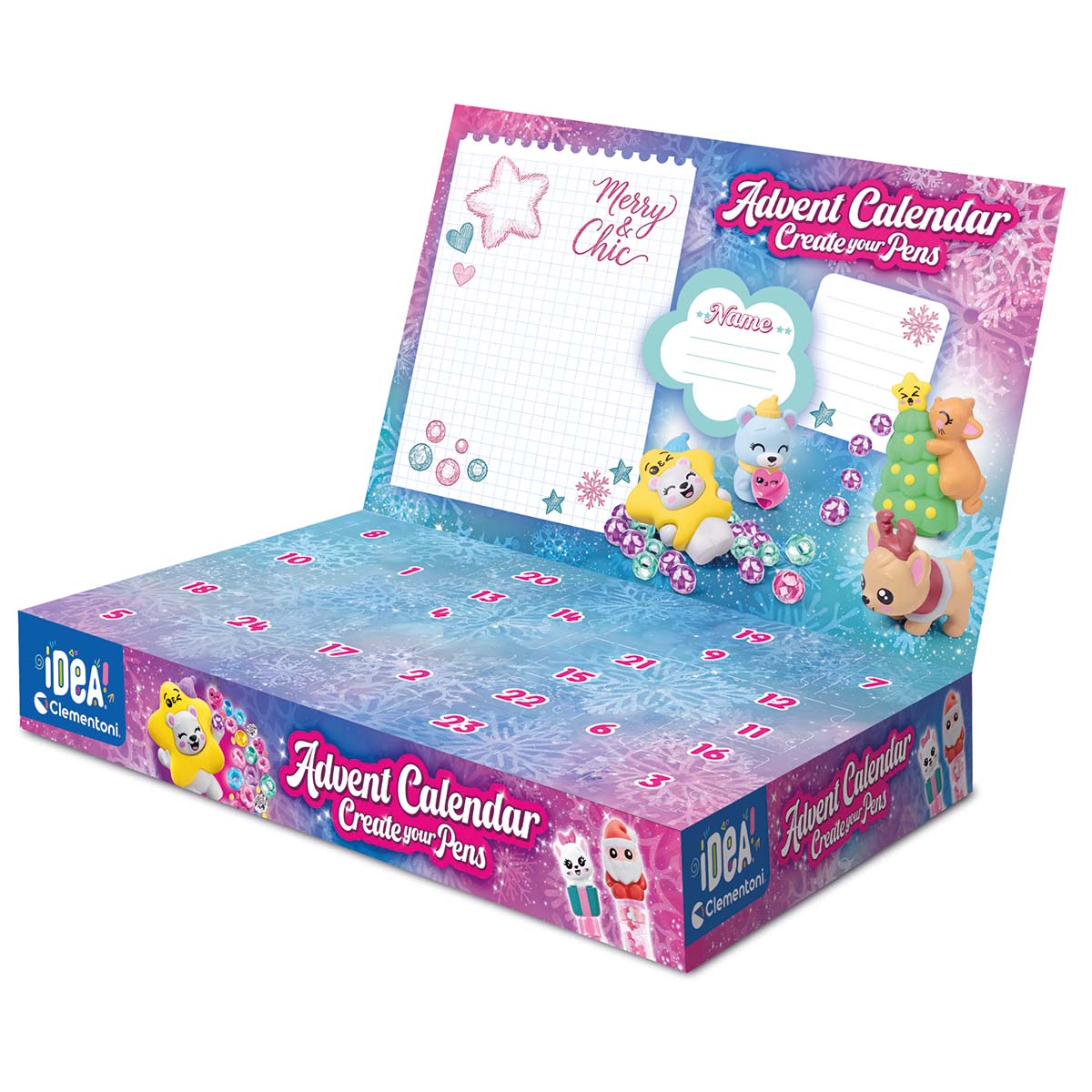 Clementoni  Adventskalender Create Pens multilingual