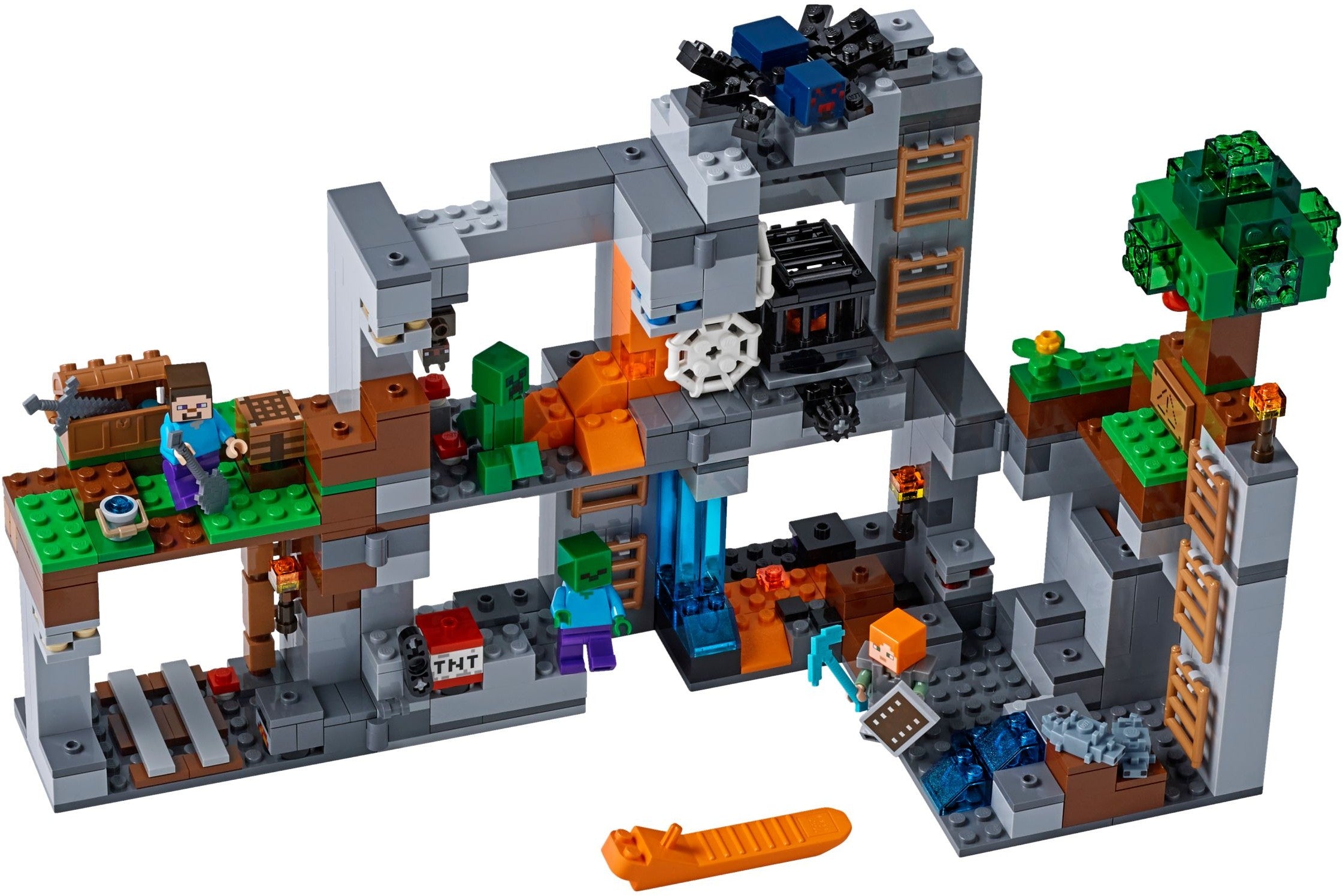 LEGO Minecraft Abenteuer in den Felsen 21147