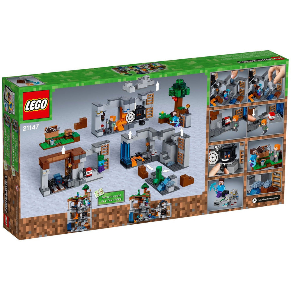 LEGO Minecraft Abenteuer in den Felsen 21147