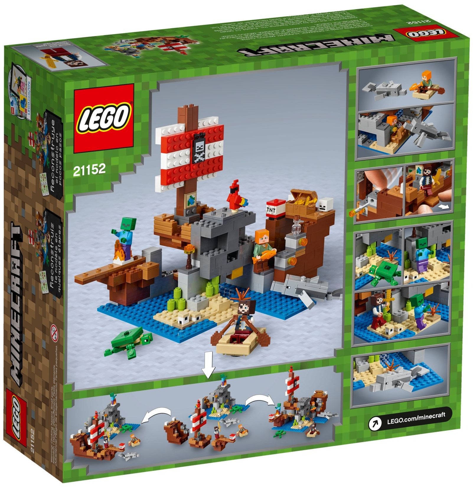 LEGO Minecraft Das Piratenschiff Abenteuer 21152