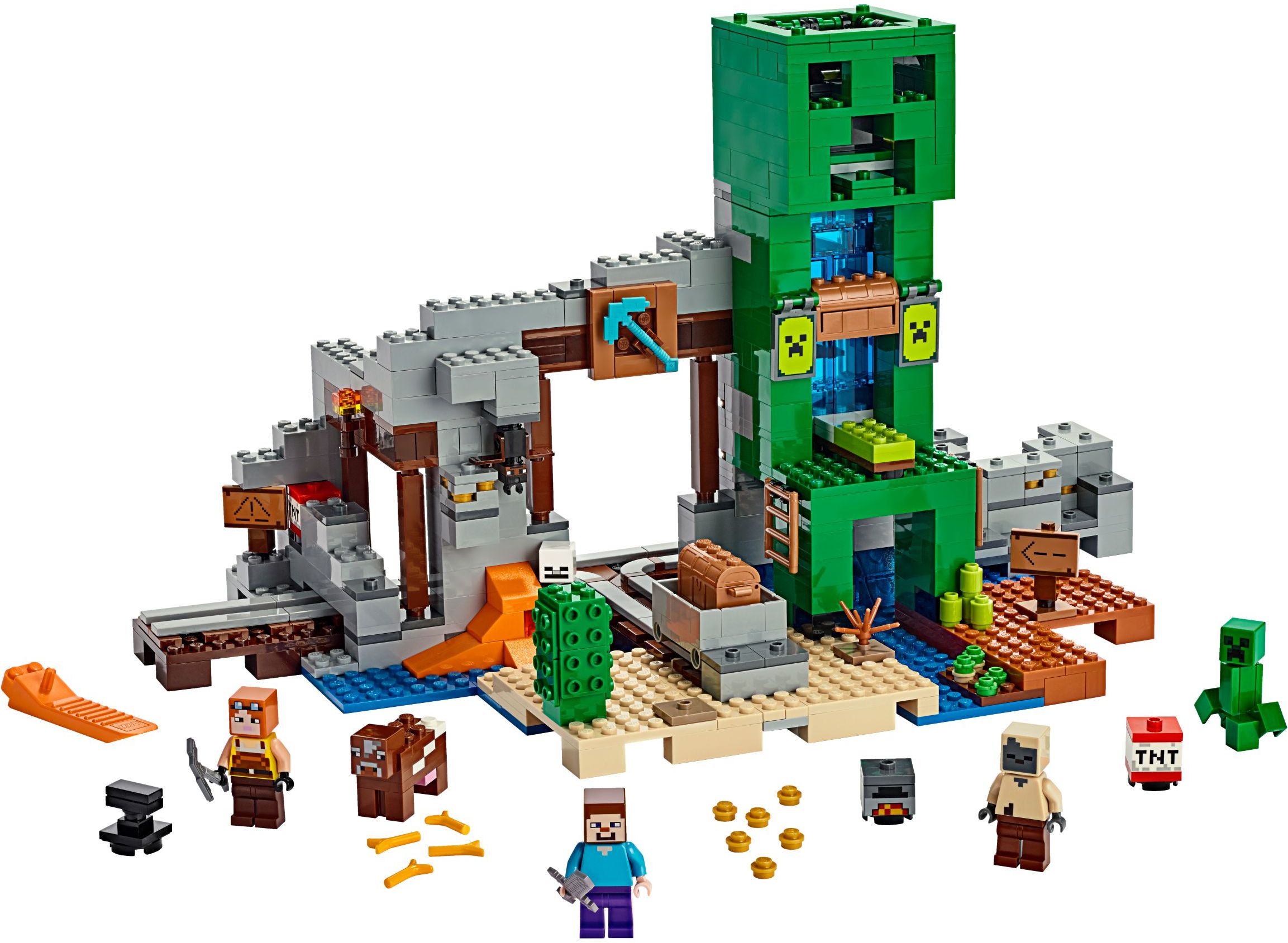 LEGO Minecraft Die Creeper Mine 21155