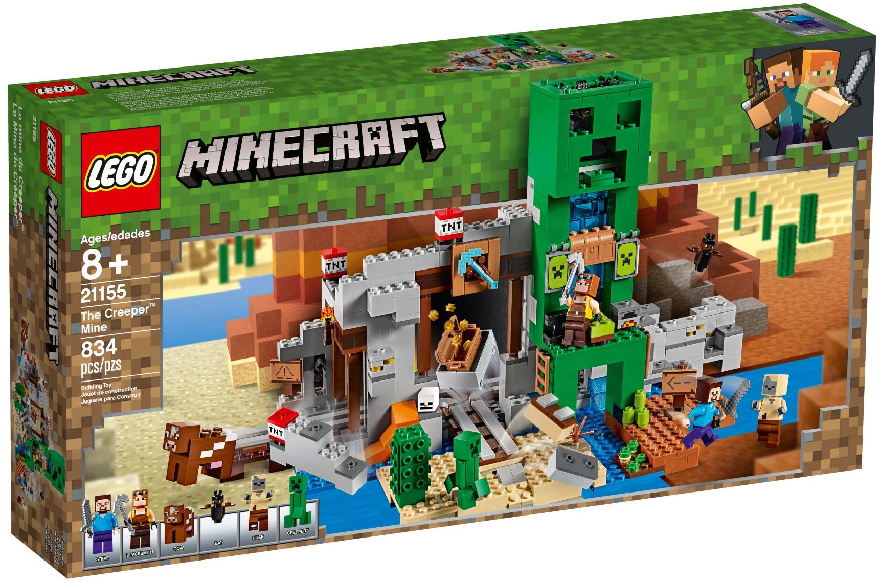 LEGO Minecraft Die Creeper Mine 21155