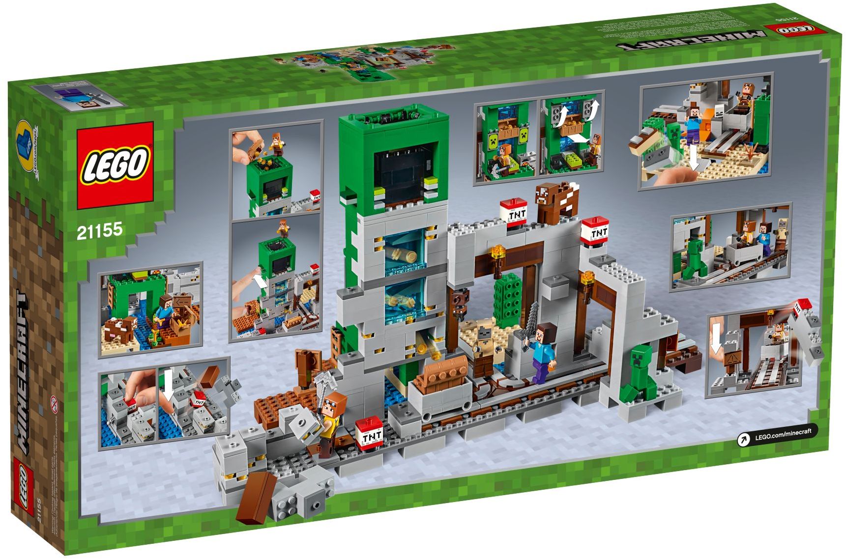 LEGO Minecraft Die Creeper Mine 21155