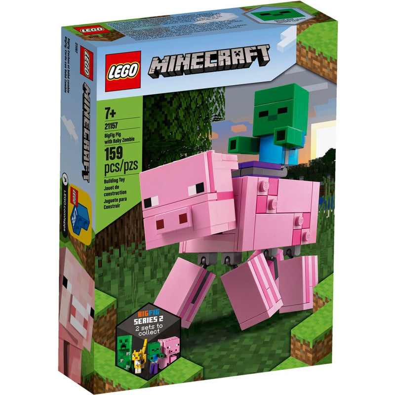 LEGO Minecraft BigFig Schwein und Zombiebaby 21157