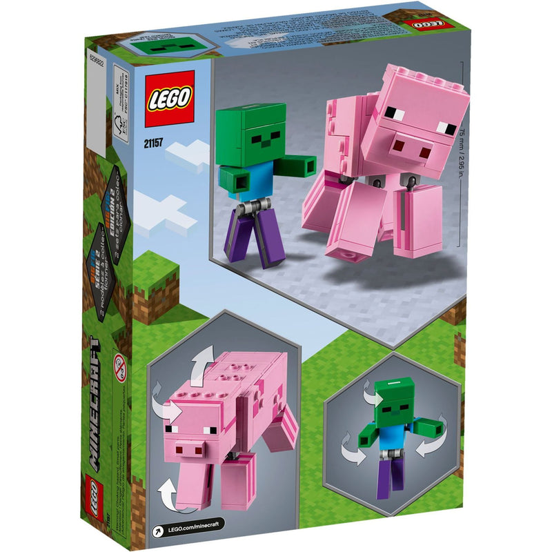 LEGO Minecraft BigFig Schwein und Zombiebaby 21157