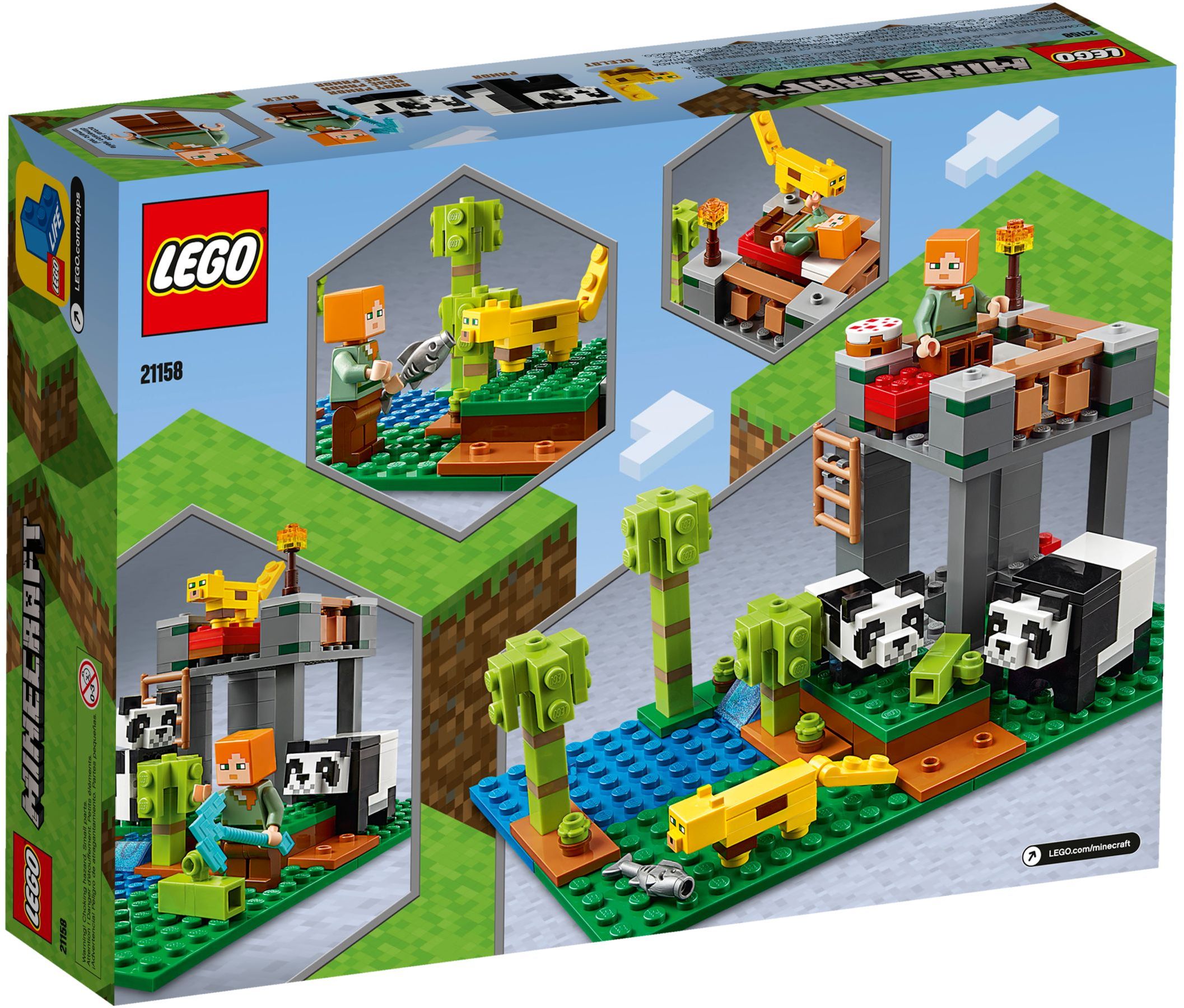 LEGO Minecraft Der Panda-Kindergarten 21158