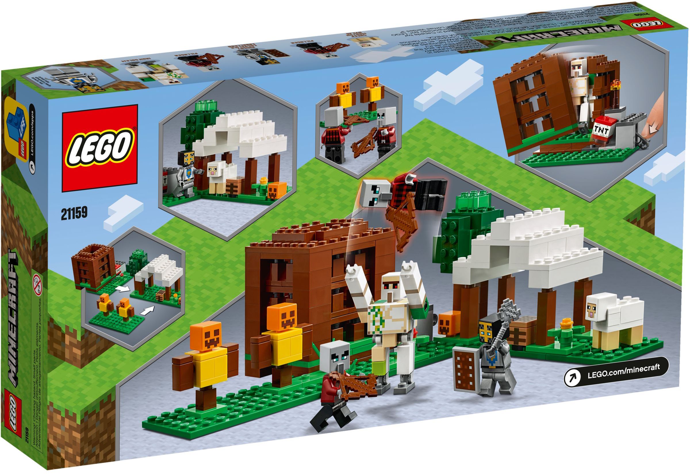 LEGO Minecraft Der Plünderer-Aussenposten 21159