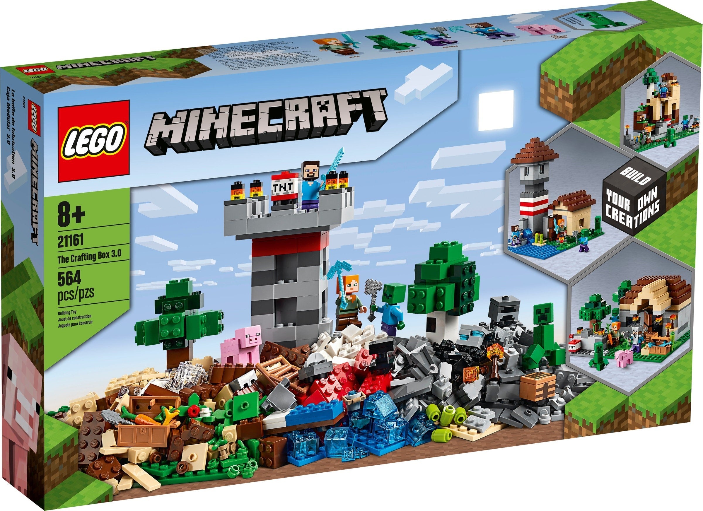 LEGO Minecraft Die Crafting-Box 3.0 21161