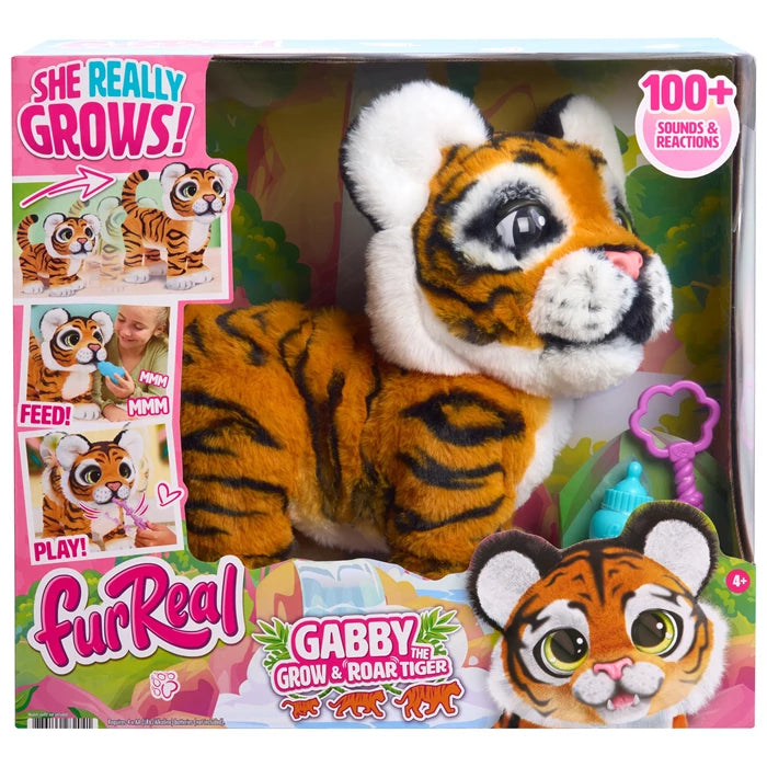 FurReal Gabby Grow & Roar Tiger mit Bewegungs- und Soundfunktion