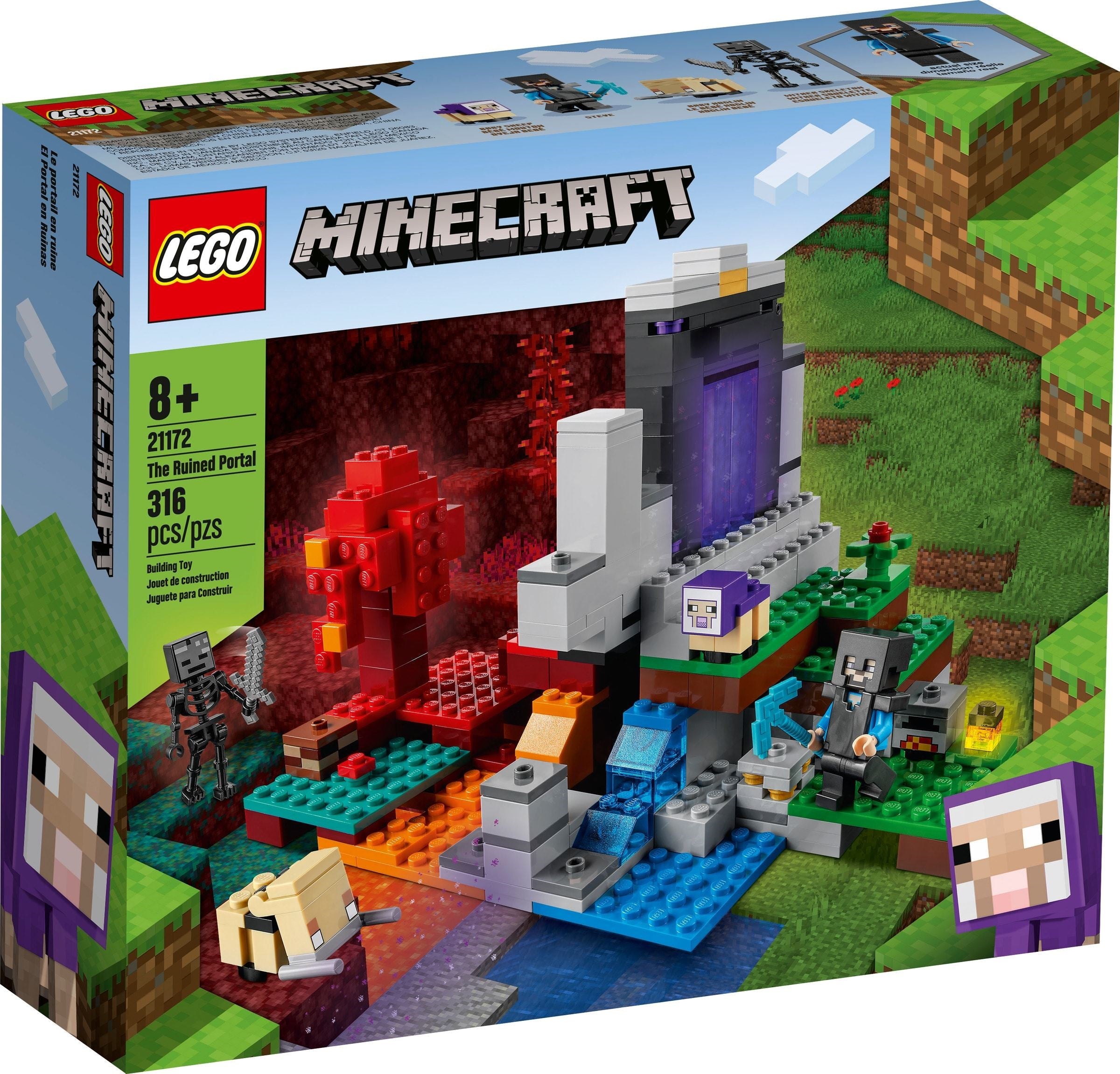 LEGO Minecraft Das zerstörte Portal 21172