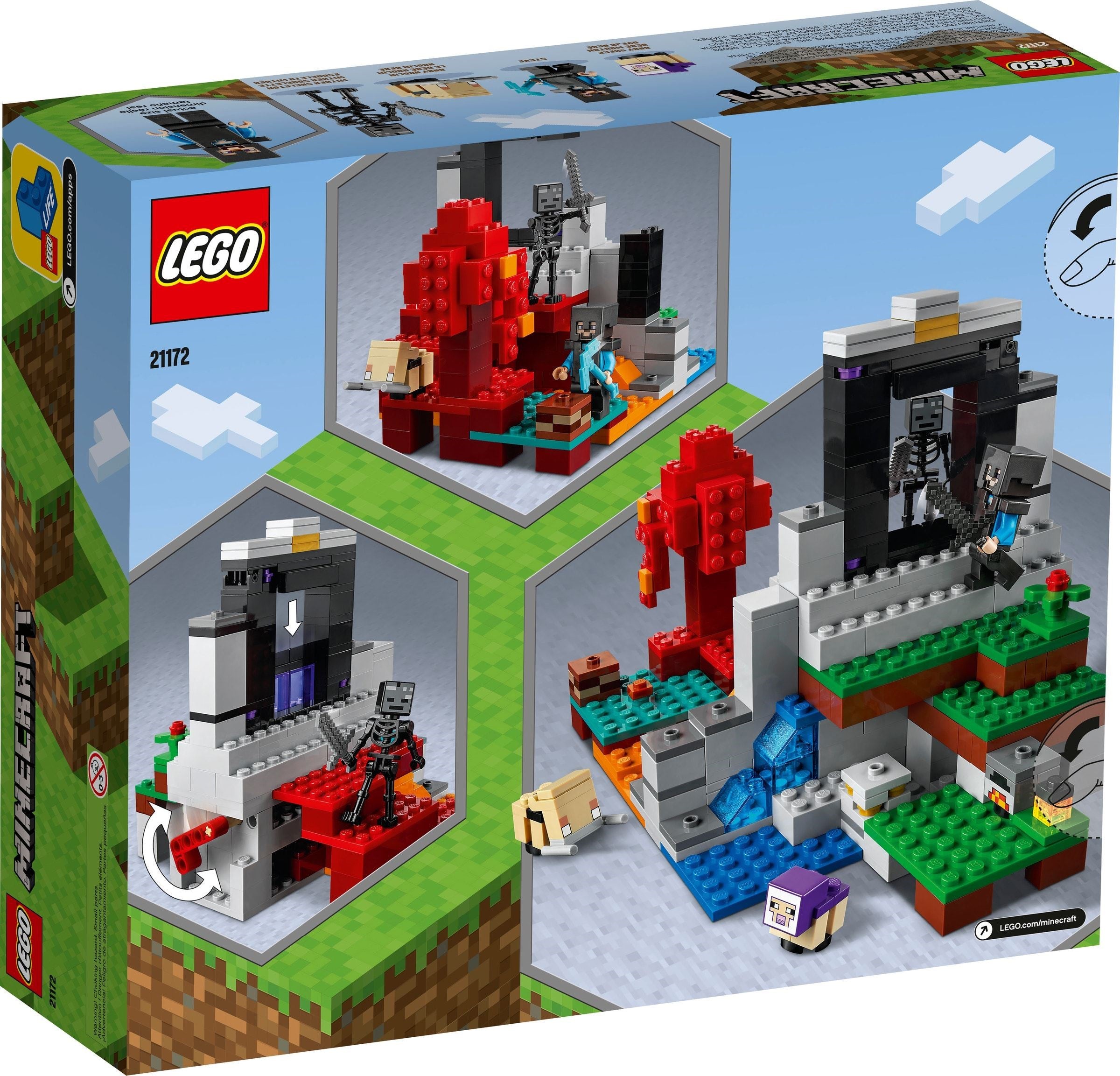 LEGO Minecraft Le portail brisé 21172