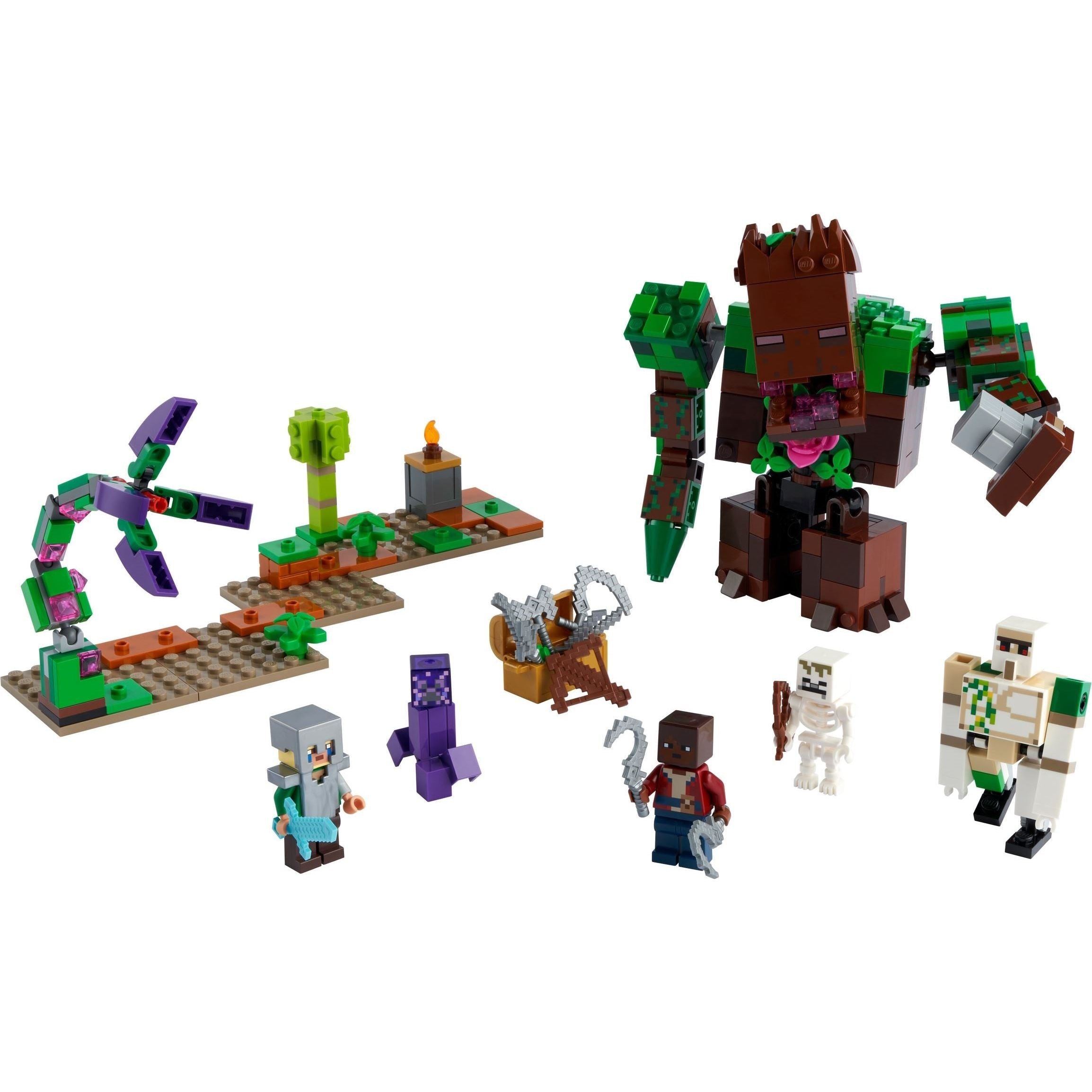 LEGO Minecraft Die Dschungel Ungeheuer 21176