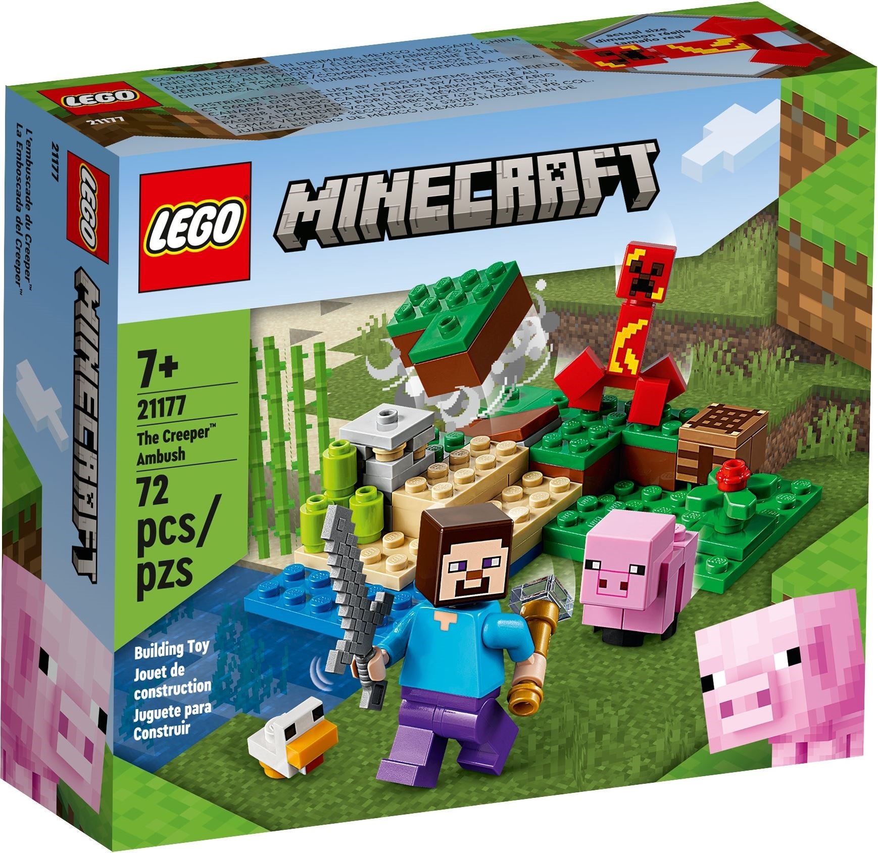 LEGO Minecraft Der Hinterhalt des Creeper 21177