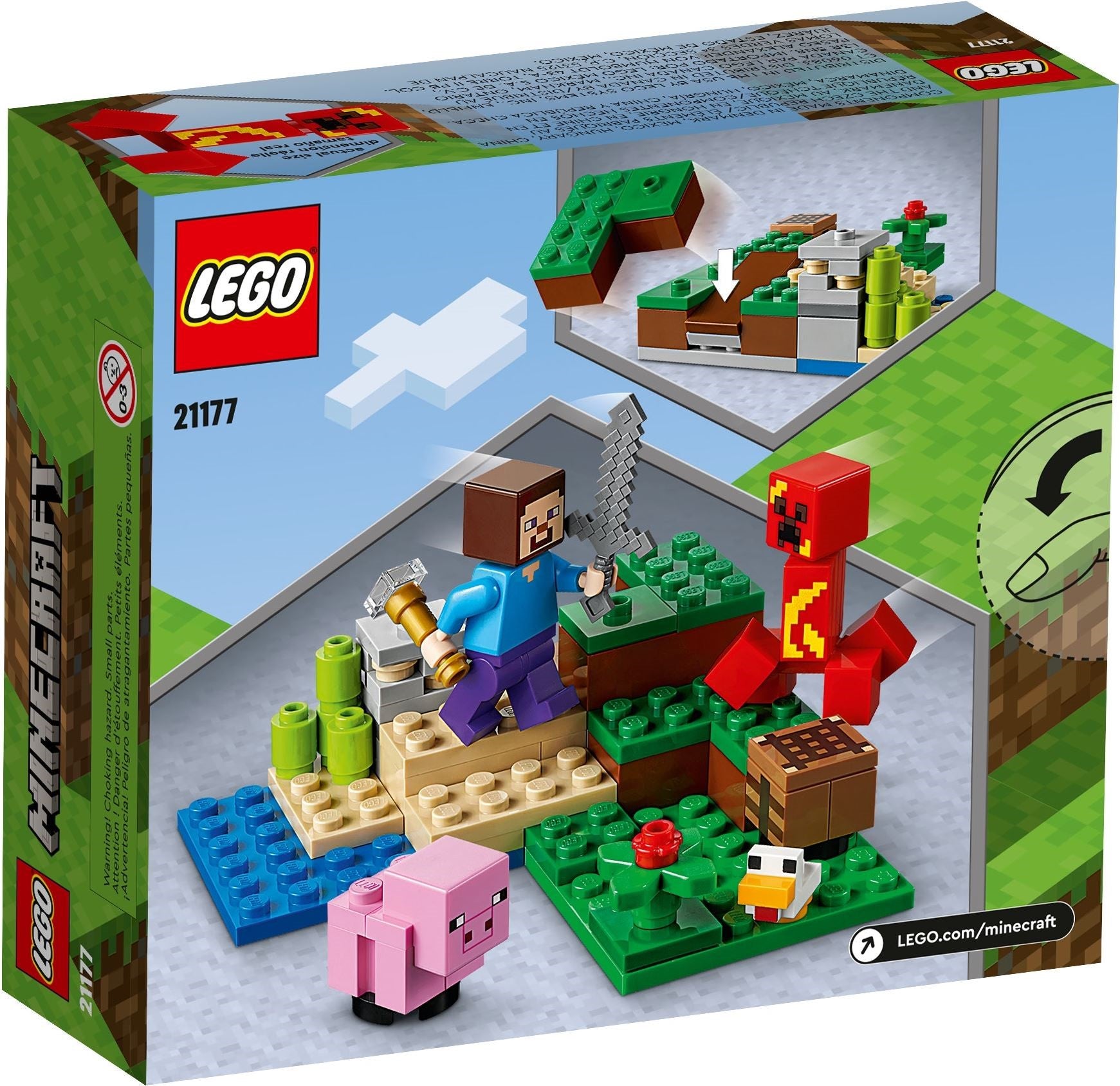 LEGO Minecraft Der Hinterhalt des Creeper 21177