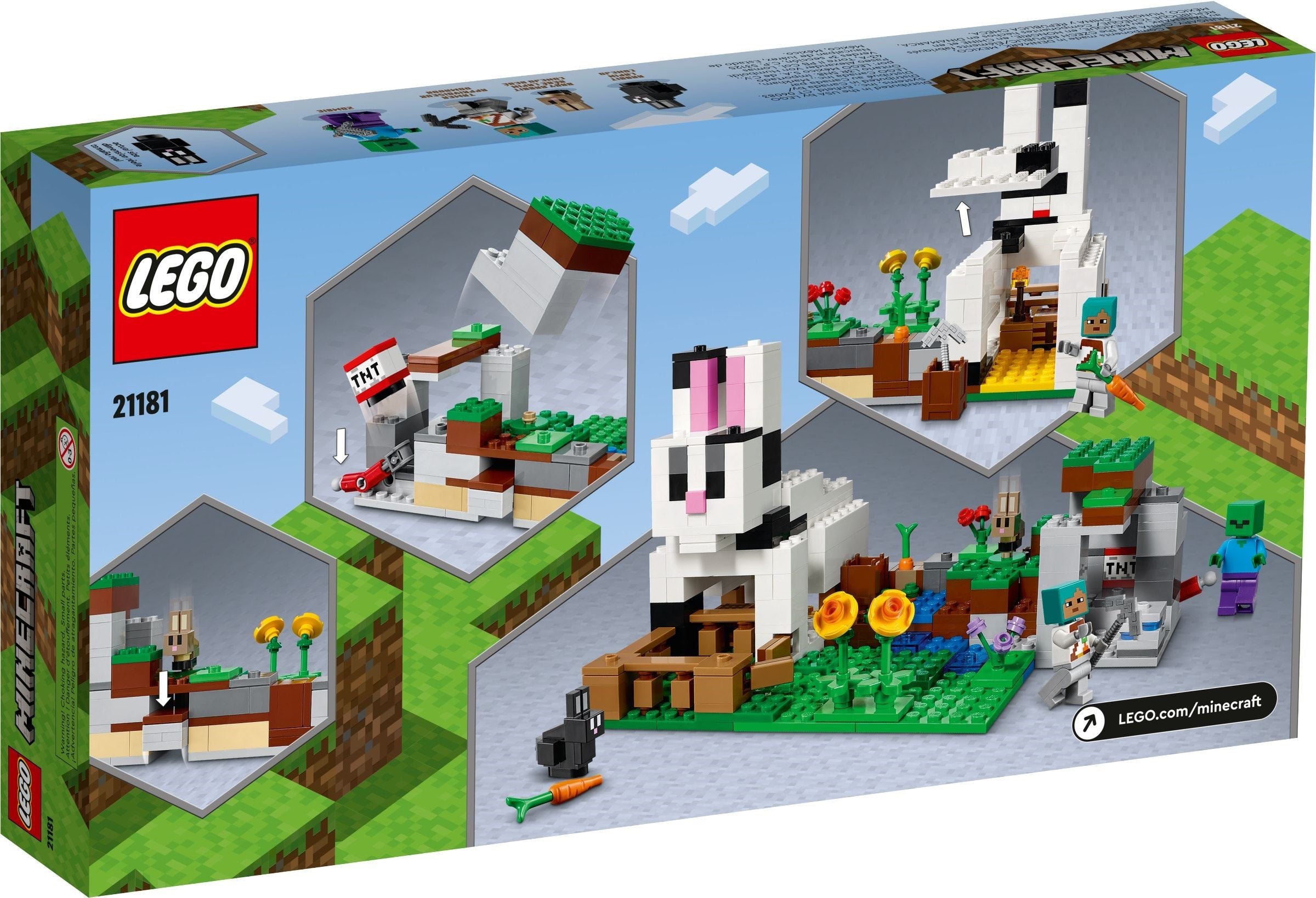 LEGO Minecraft Die Kaninchenranch 21181