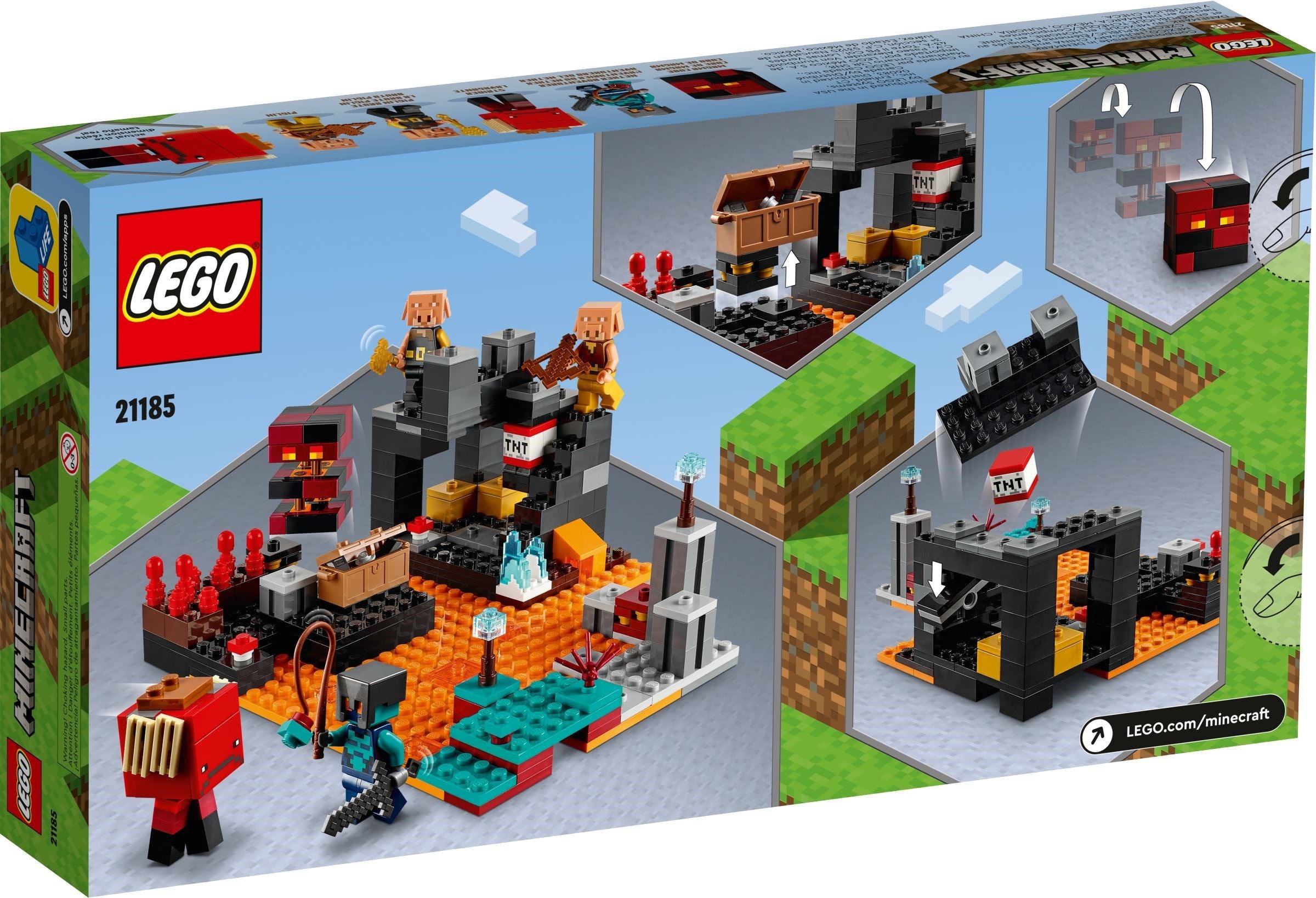 LEGO Minecraft Netherbastion 21185