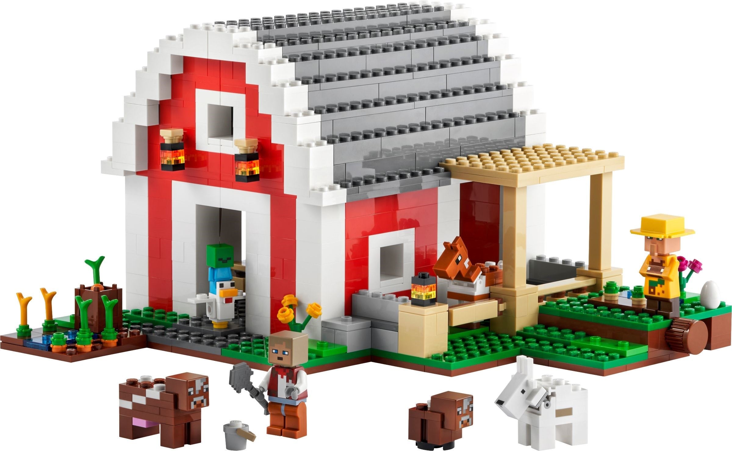 LEGO Minecraft Die rote Scheune 21187