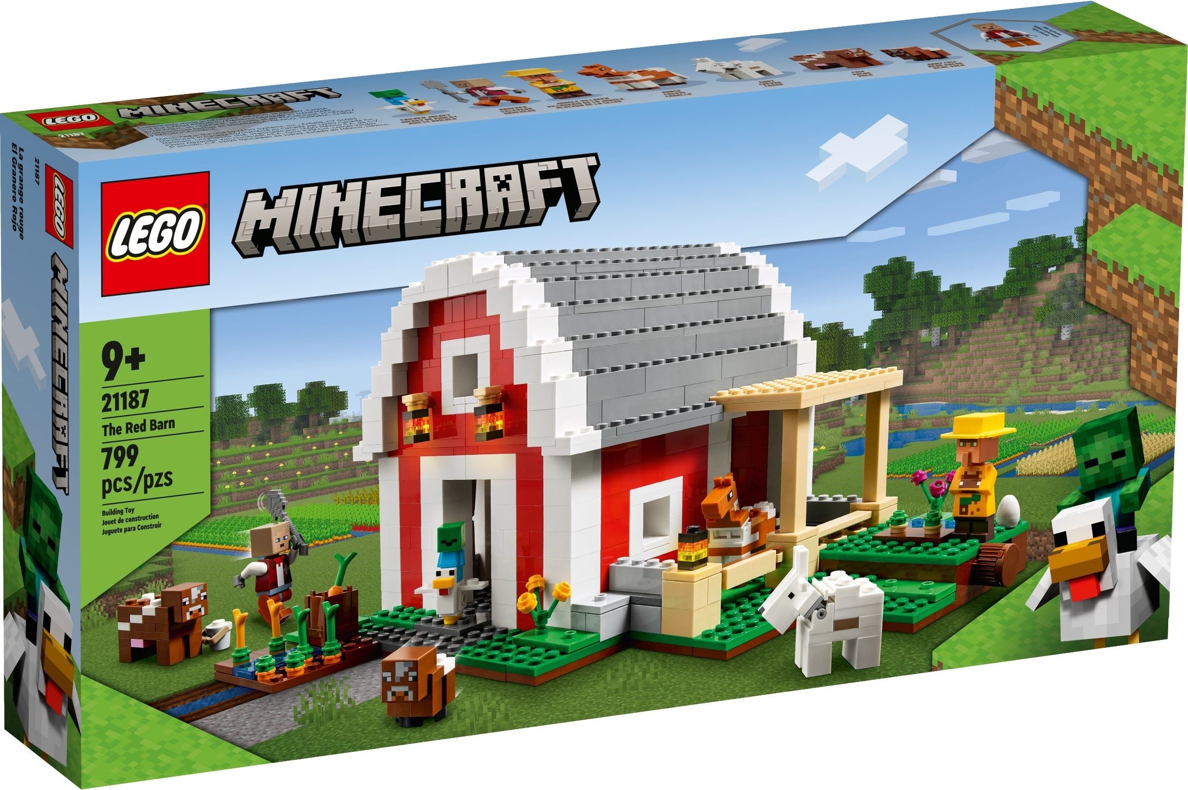 LEGO Minecraft Die rote Scheune 21187