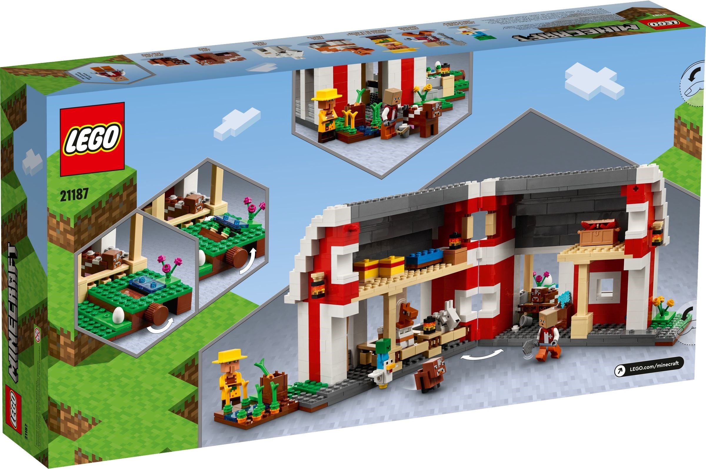 LEGO Minecraft Die rote Scheune 21187