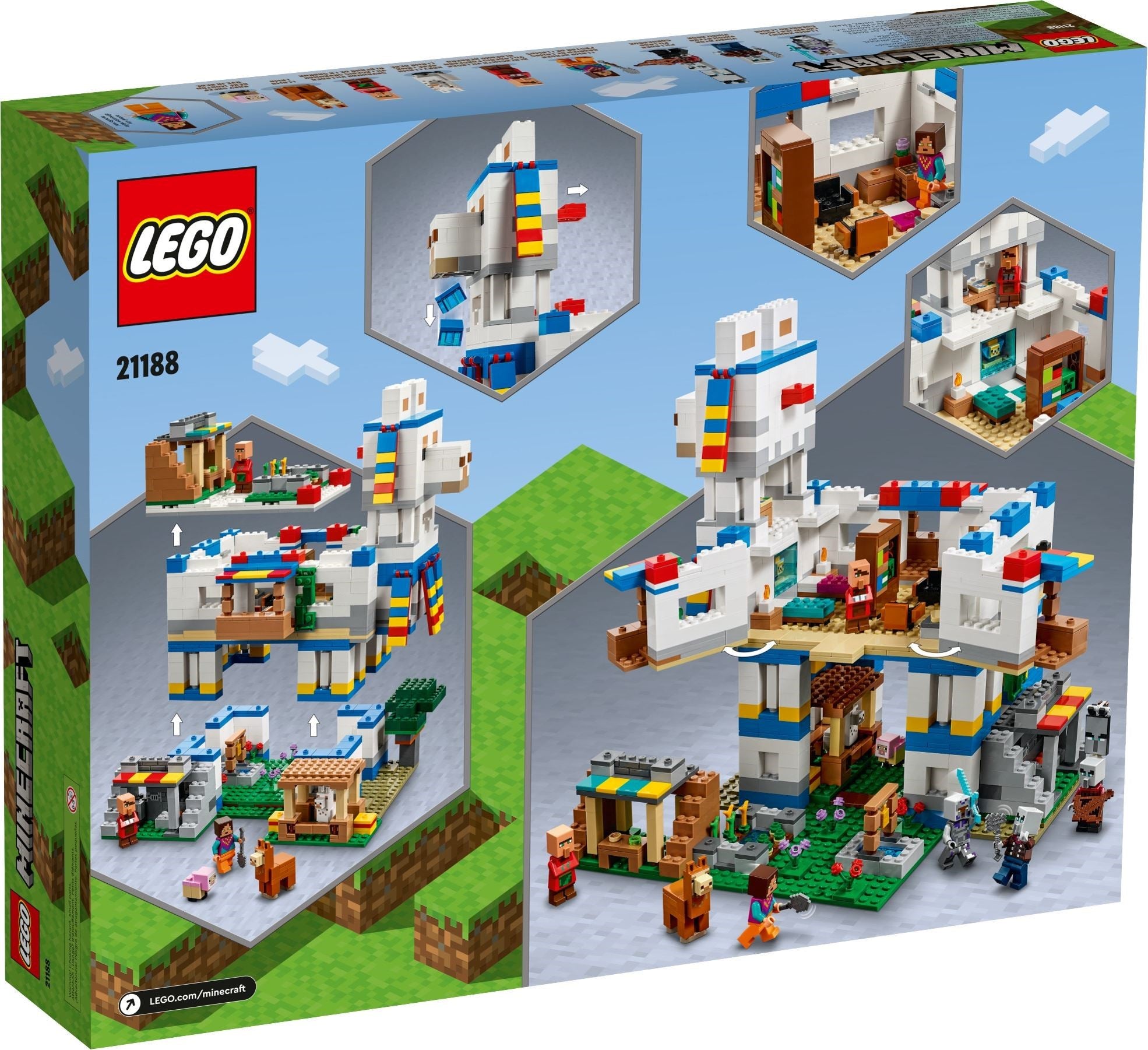 LEGO Minecraft Das Lamadorf 21188
