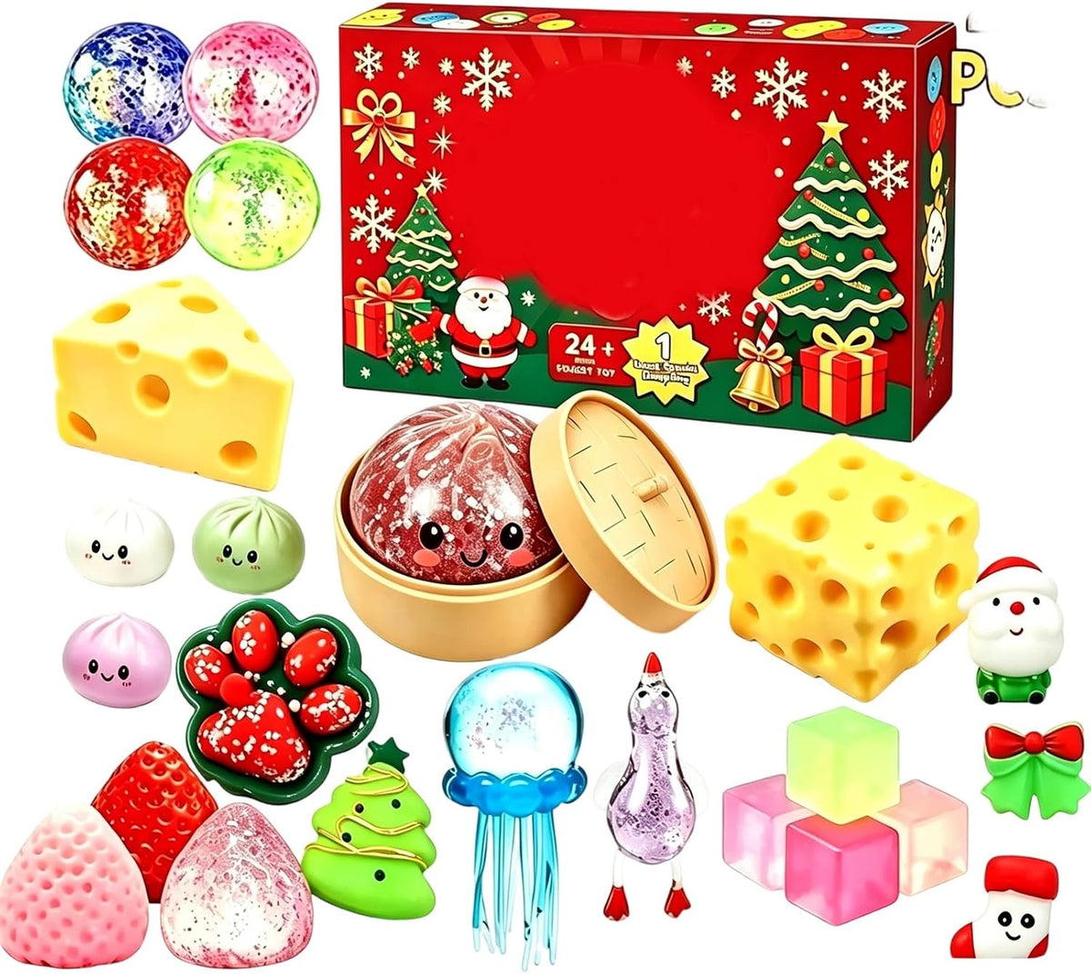 Entspannung Squishy Mystery Box Adventskalender