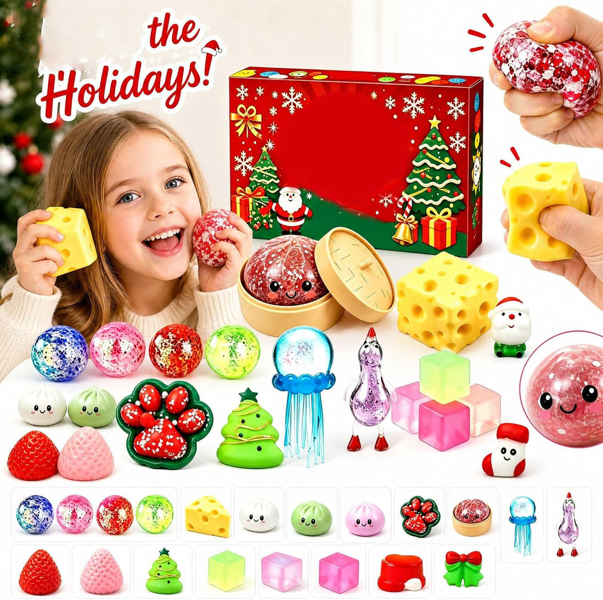 Entspannung Squishy Mystery Box Adventskalender