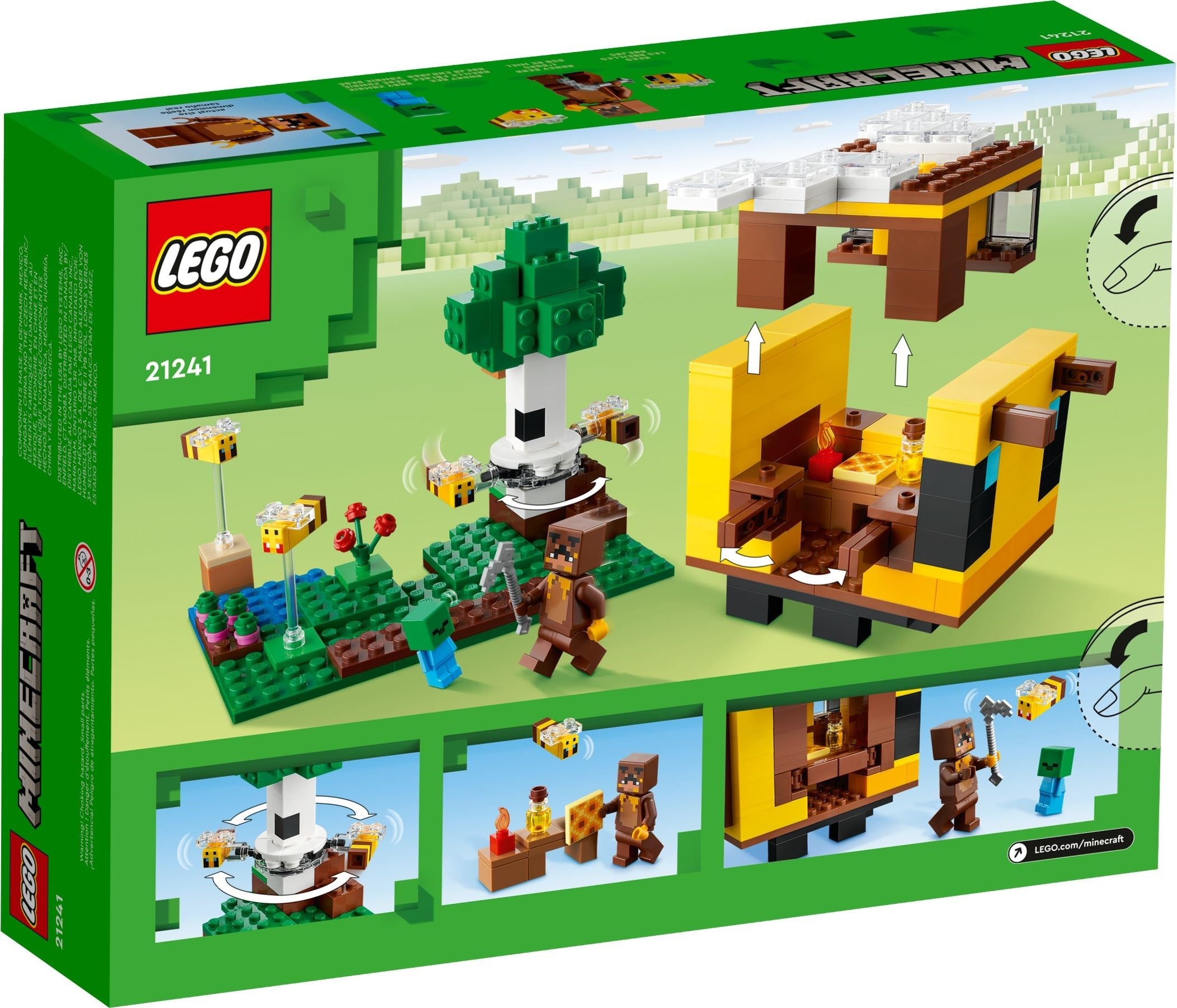 LEGO Minecraft Das Bienenhäuschen 21241
