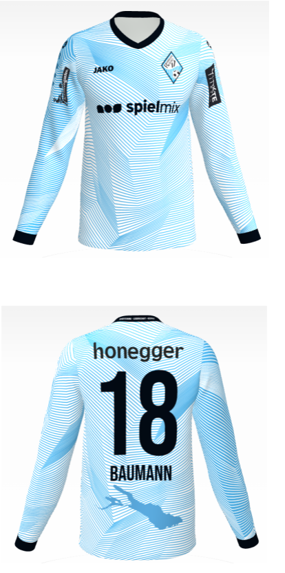 RG17 Fantrikot Feldspieler langarm (Blau)