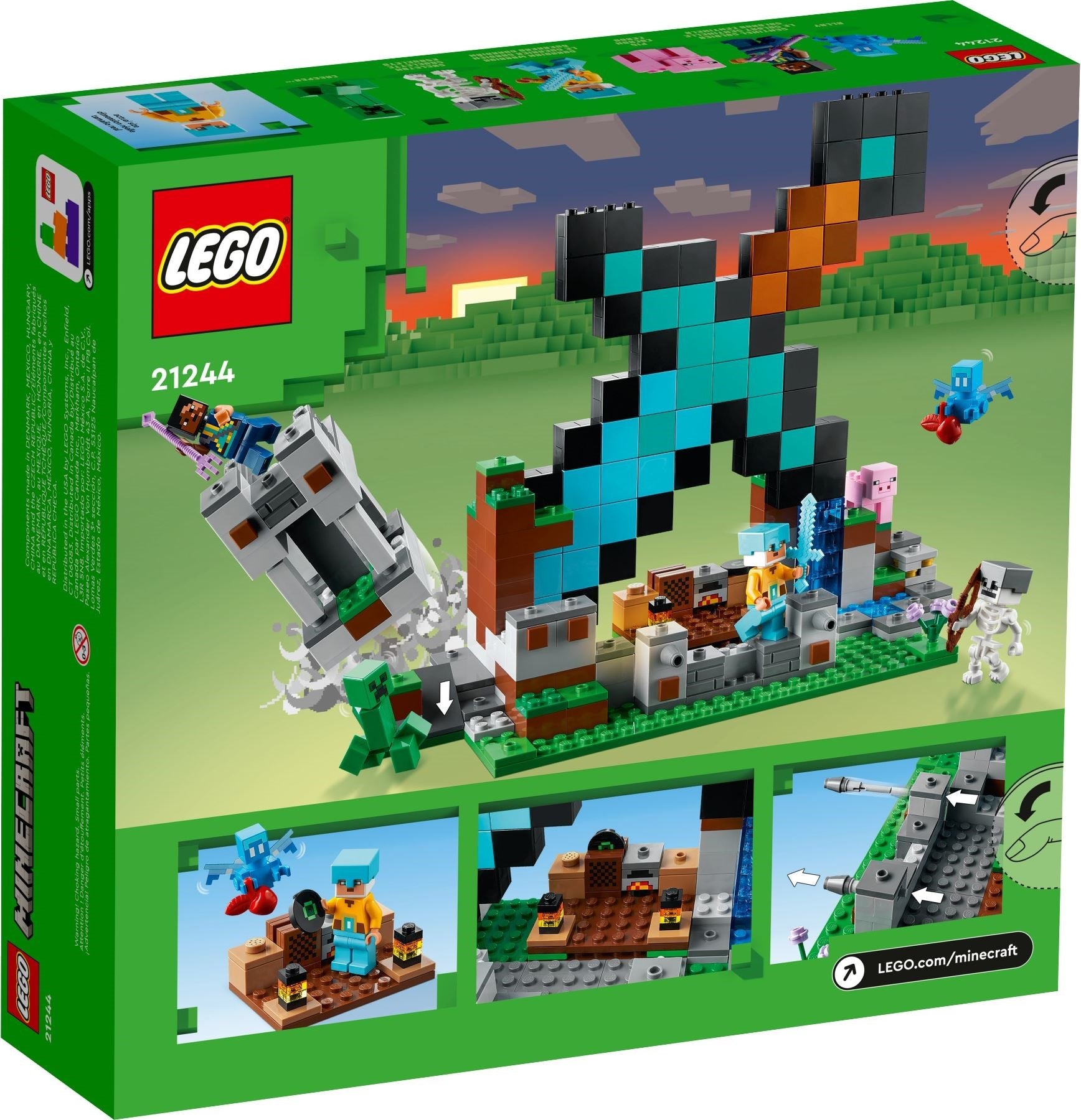 LEGO Minecraft Der Schwert-Aussenposten 21244