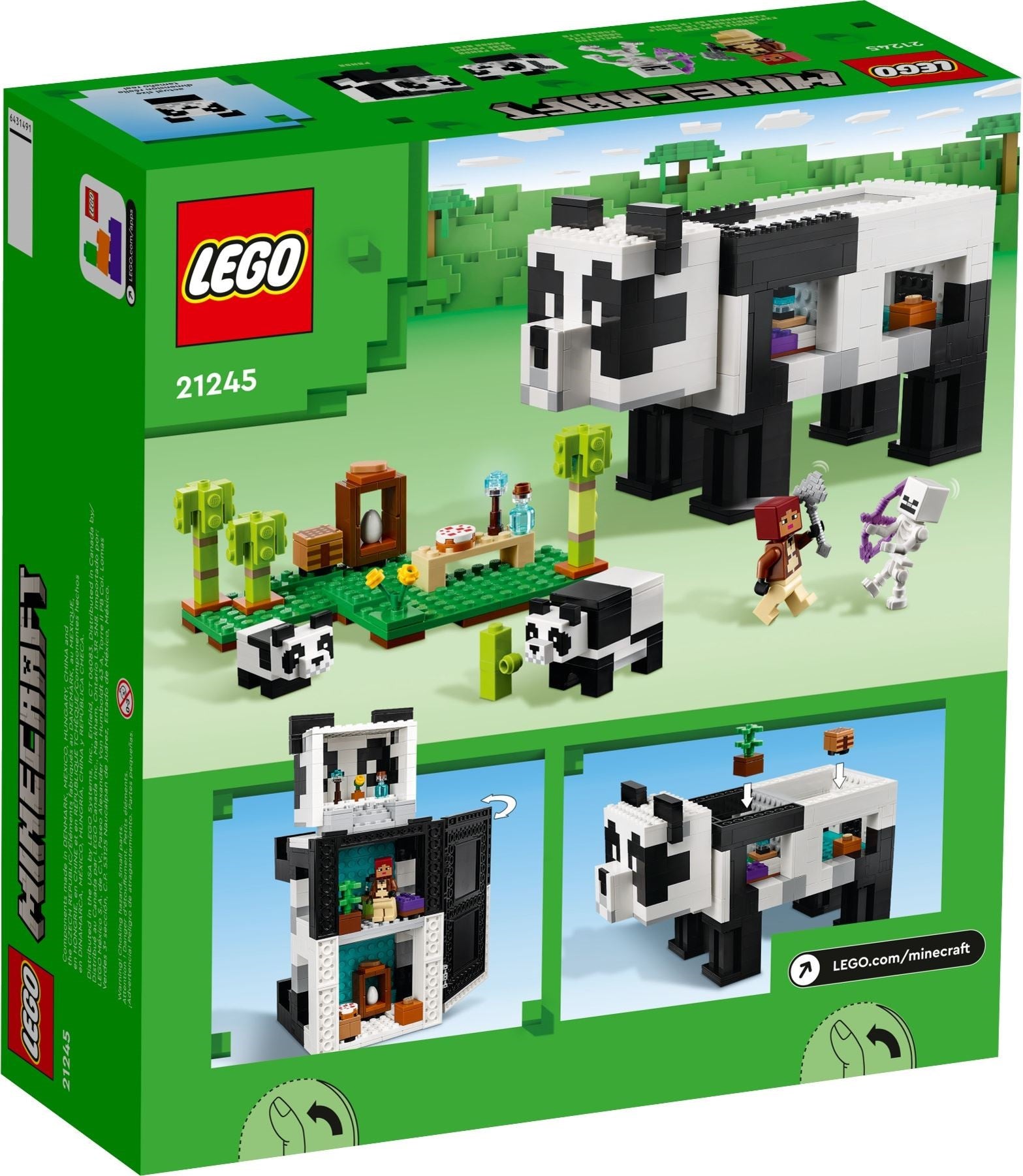 LEGO Minecraft Das Pandahaus 21245