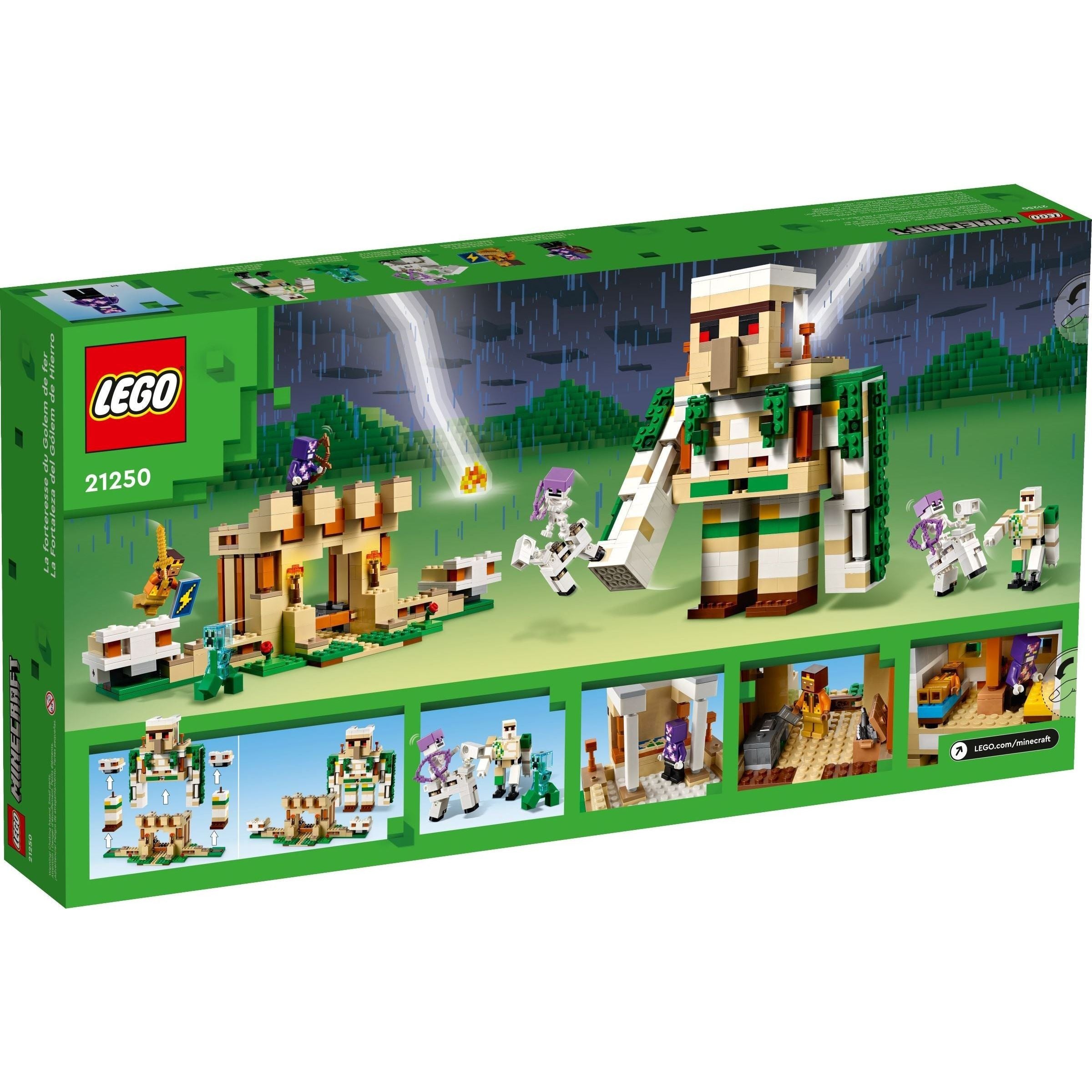 LEGO Minecraft Die Eisengolem-Festung 21250