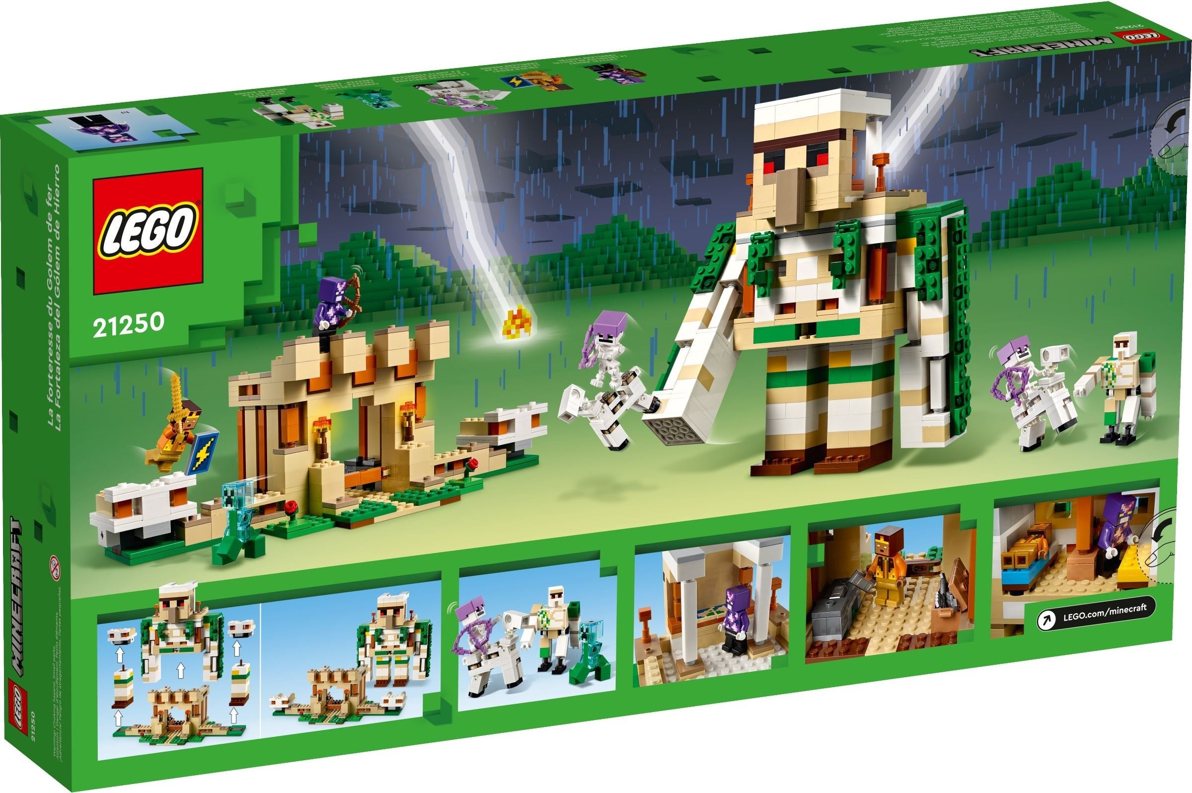 LEGO Minecraft Die Eisengolem-Festung 21250