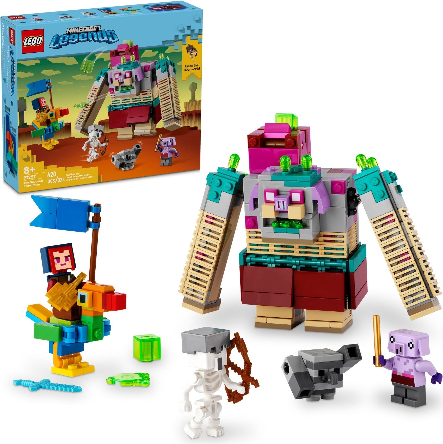 LEGO Minecraft Showdown mit dem Verschlinger 21257