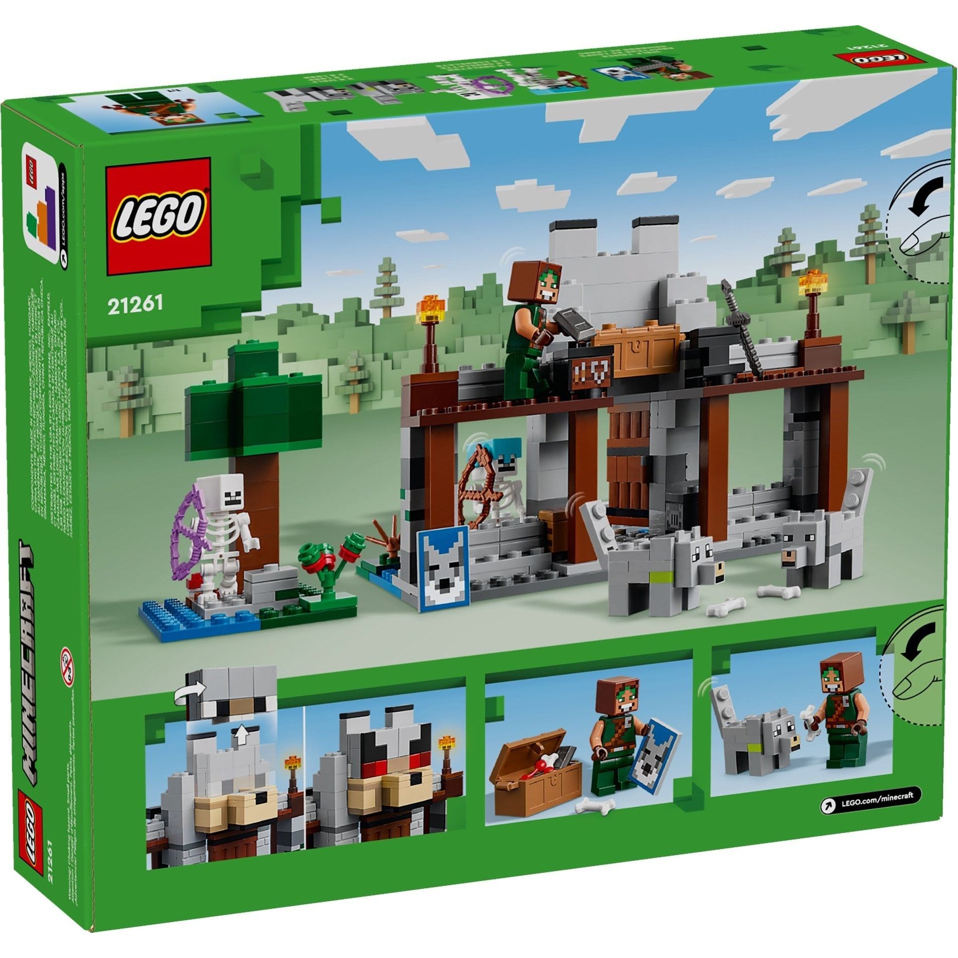 LEGO Minecraft Die Wolfsfestung 21261