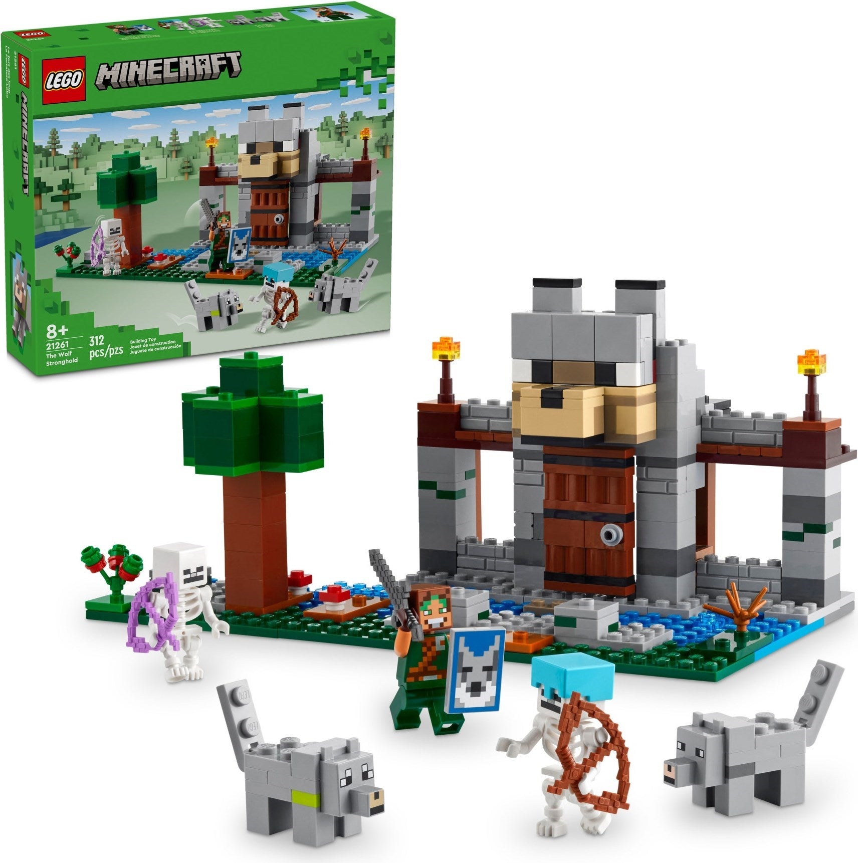 LEGO Minecraft Die Wolfsfestung 21261