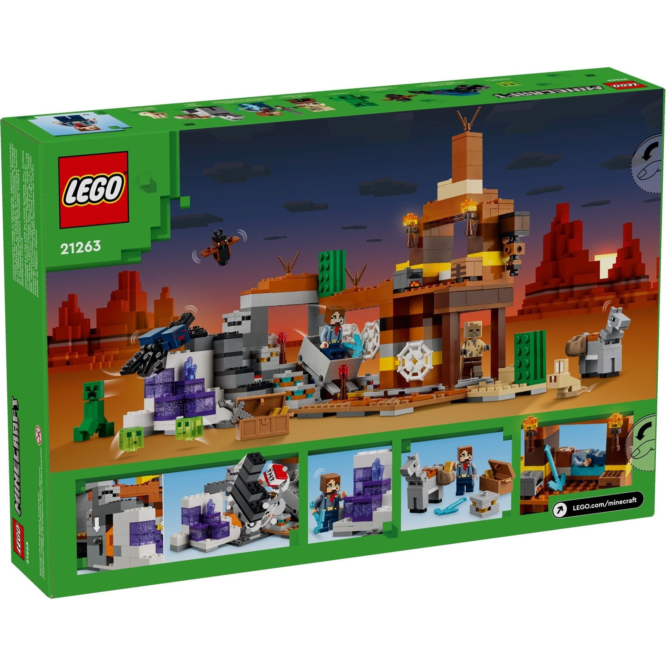 LEGO Minecraft Die Mine in den Badlands 21263