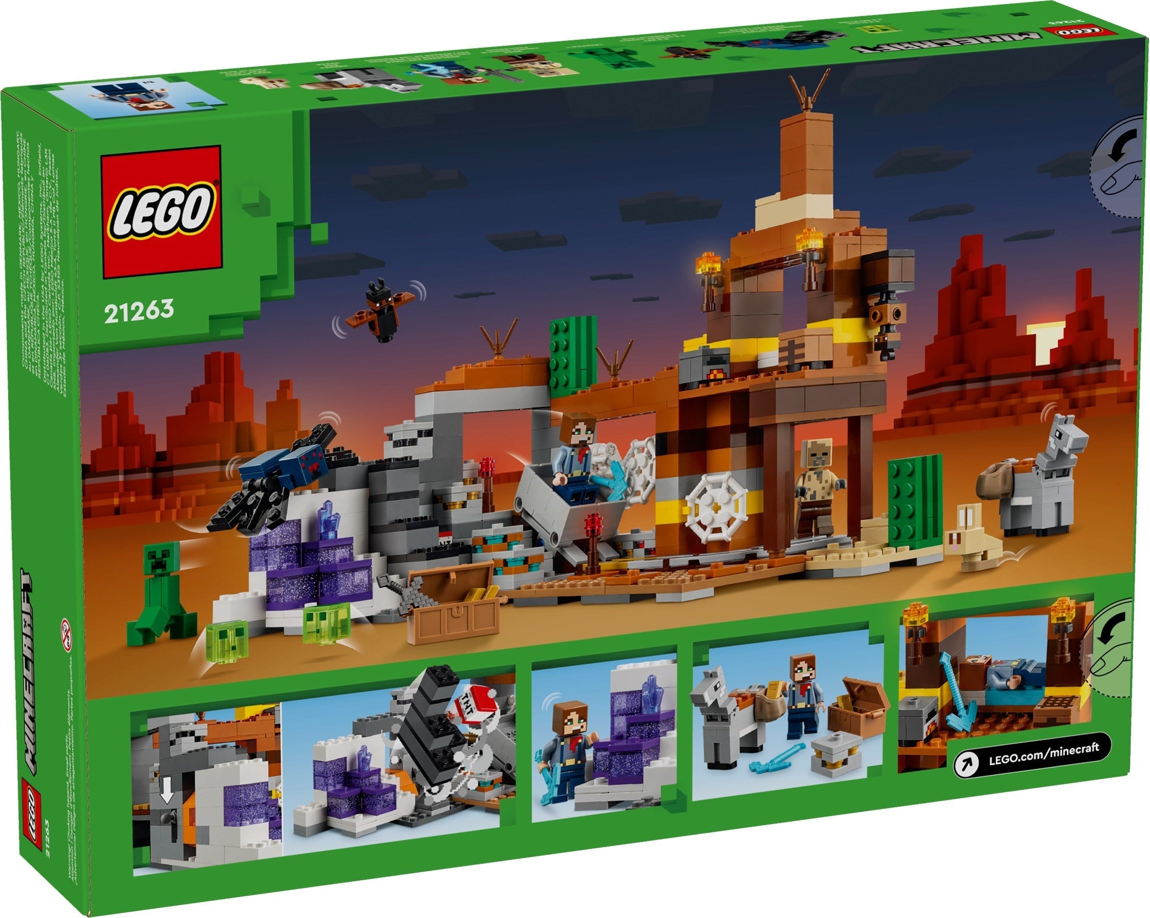 LEGO Minecraft Die Mine in den Badlands 21263