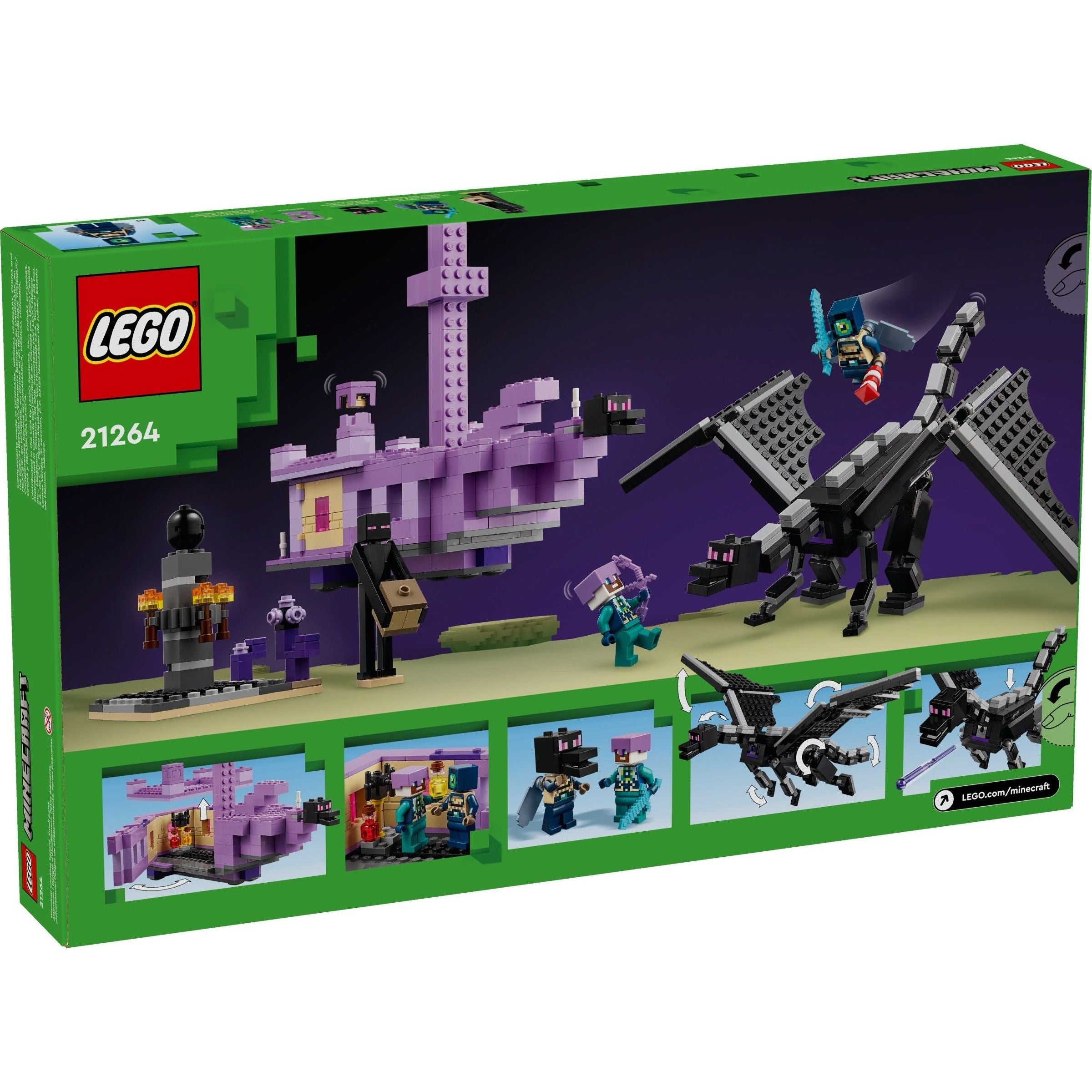 LEGO Minecraft Der Enderdrache und das Endschiff 21264